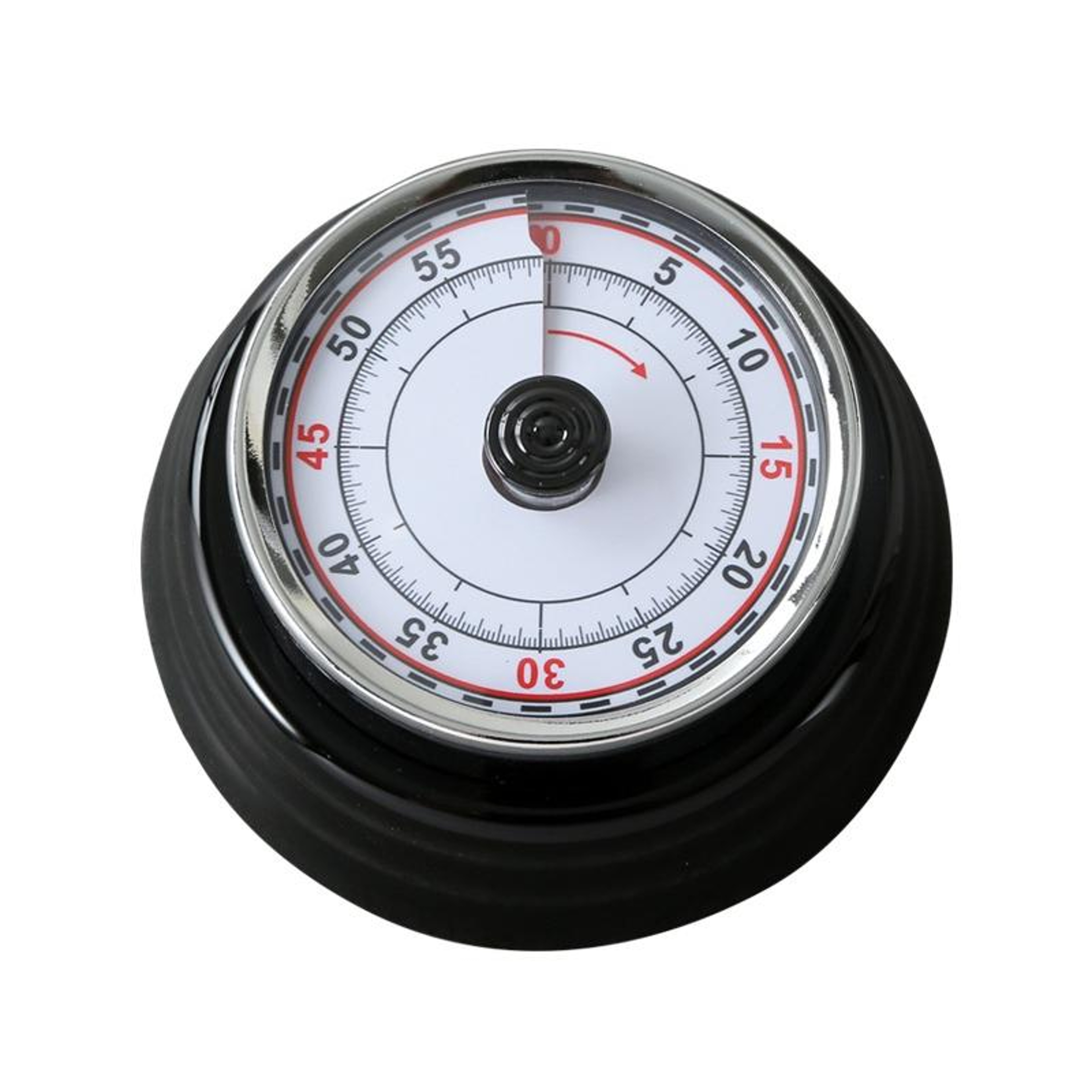 Magnetic Stainless Steel Mechanical Kitchen Timer Battery Free Countdown Clock 8