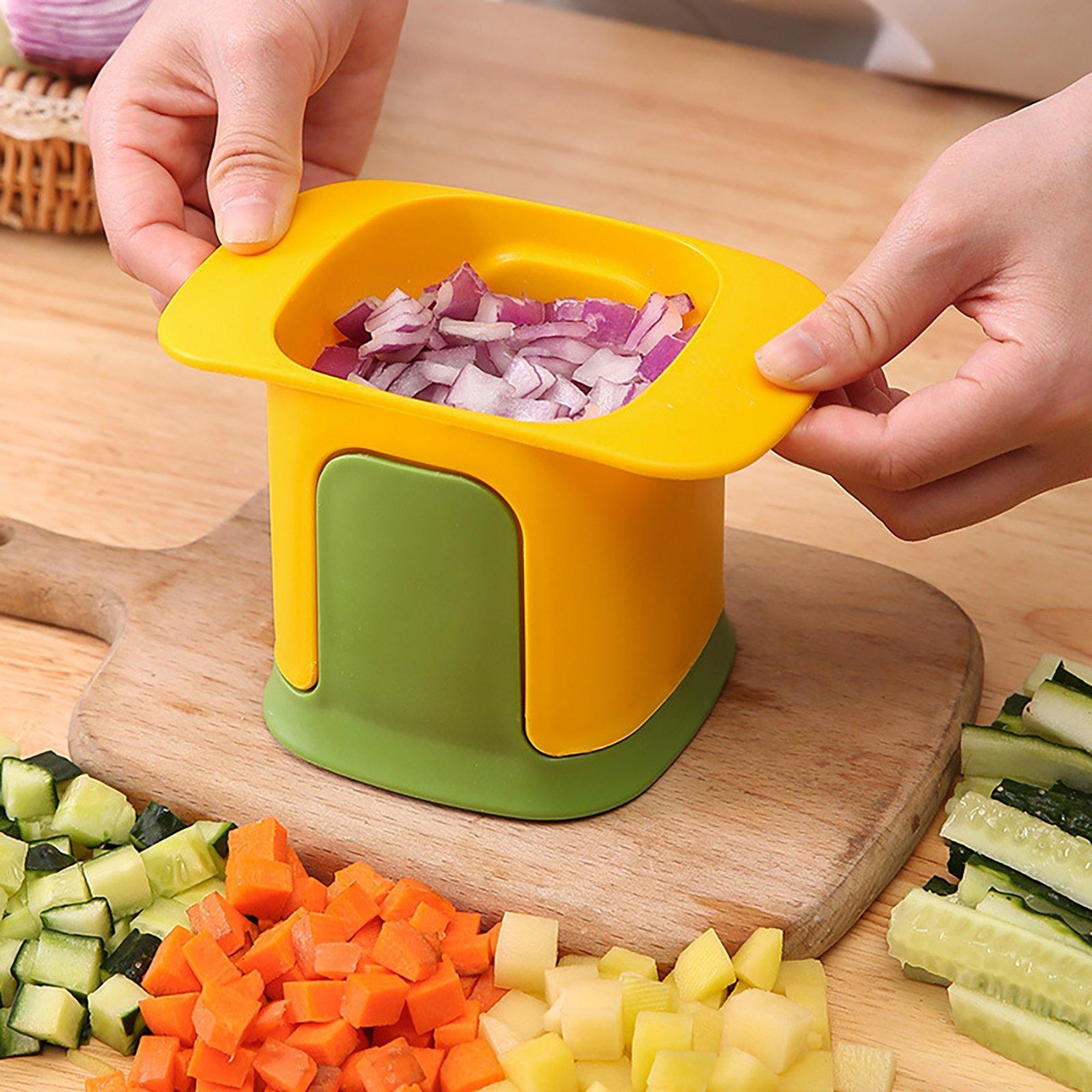 Multi Blade French Fry  Vegetable Dicer Cutter Press 1