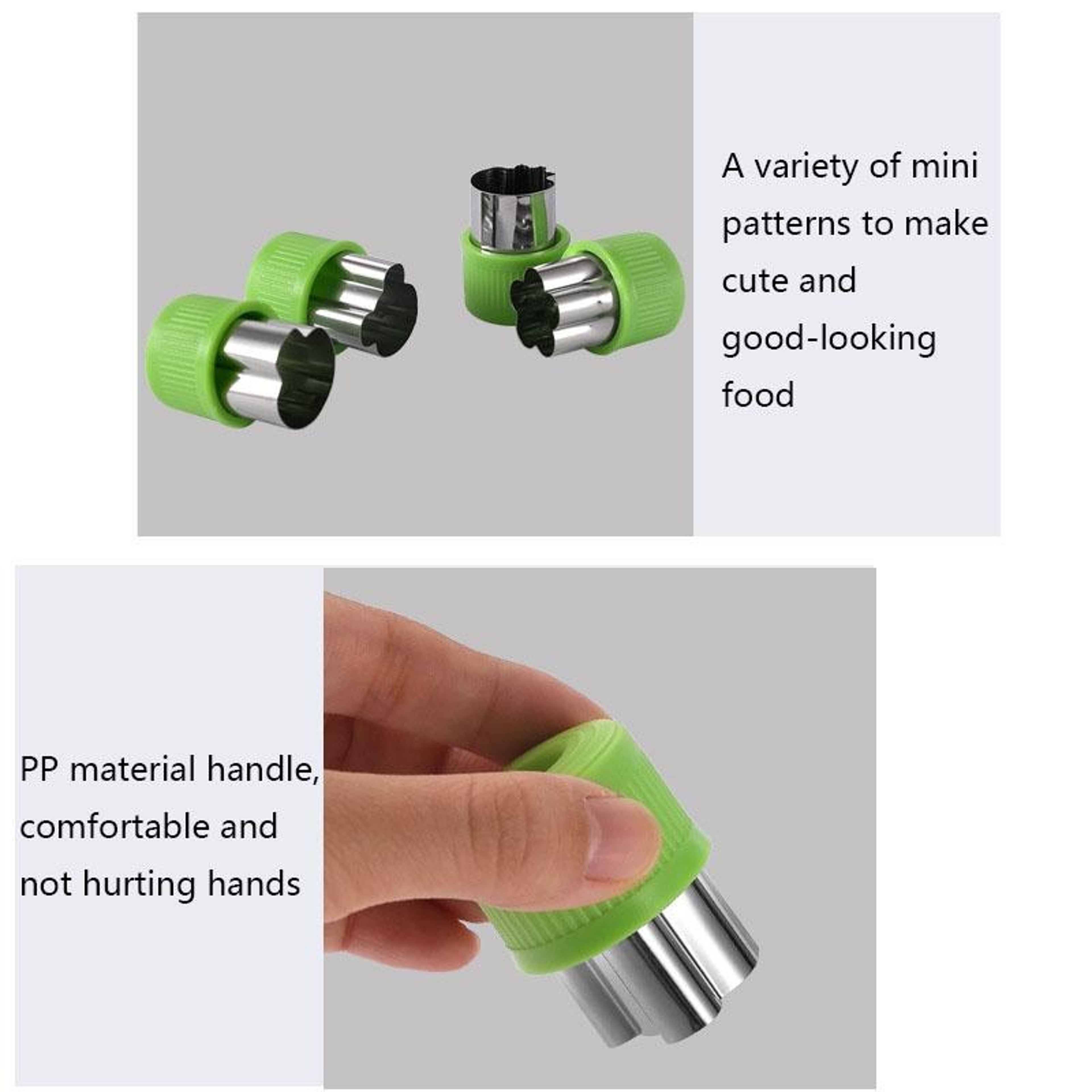 12 In 1 Mini Stainless Steel Vegetable Cutter Shapes Set For Kids Baking 3