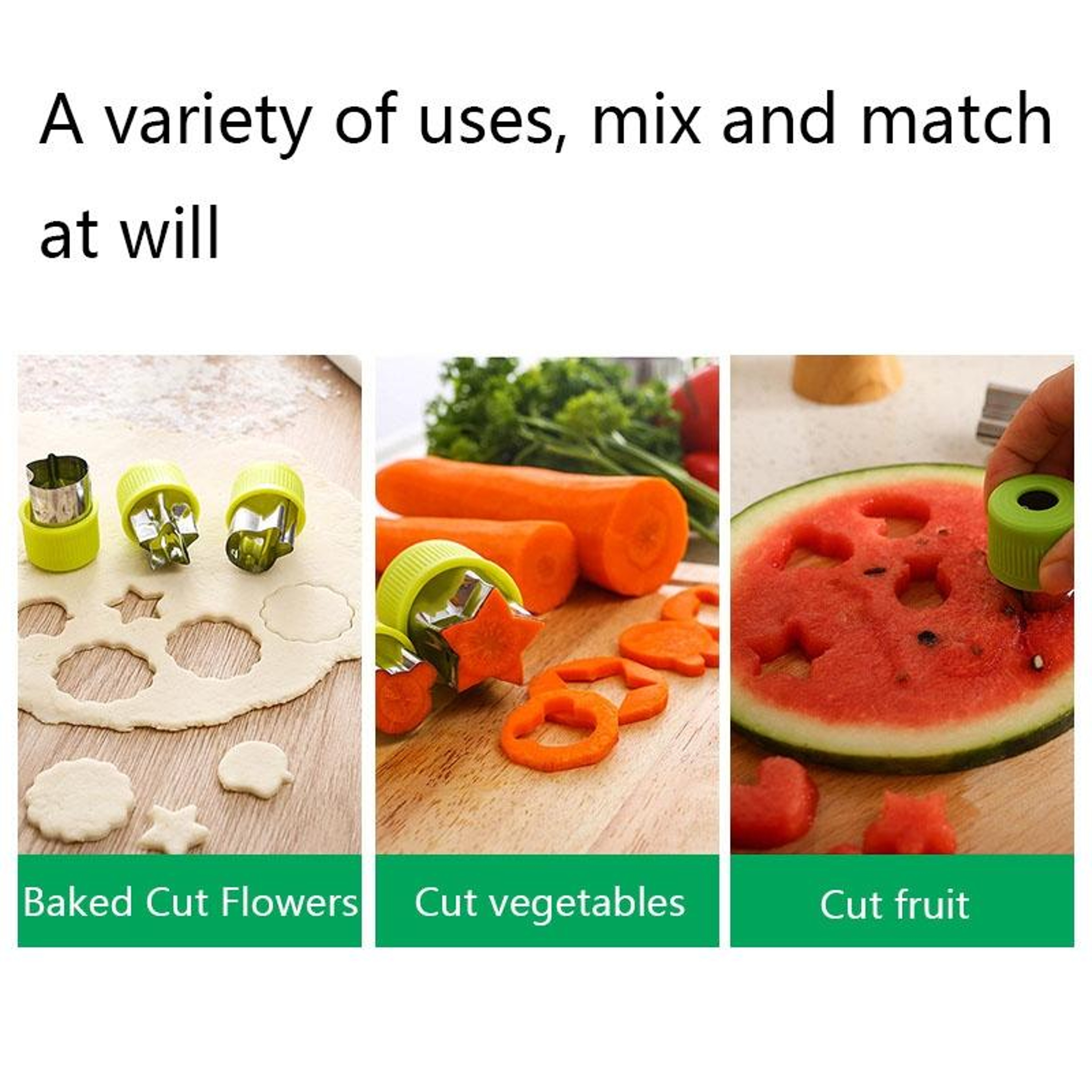 12 In 1 Mini Stainless Steel Vegetable Cutter Shapes Set For Kids Baking 4