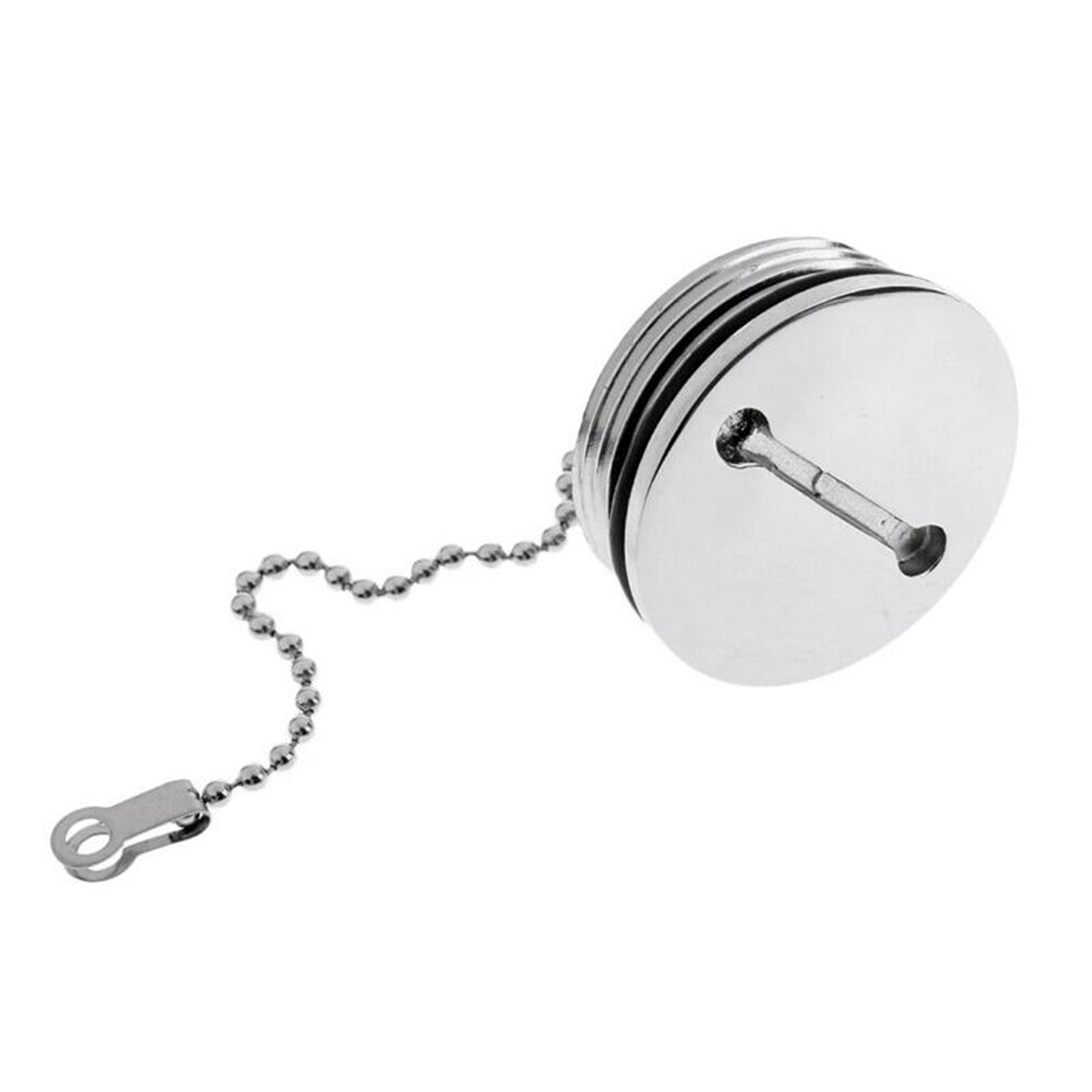 38mm Marine Fuel Deck Fill Cap With Chain 316 Stainless Steel Boat Fuel Filler Replacement 3