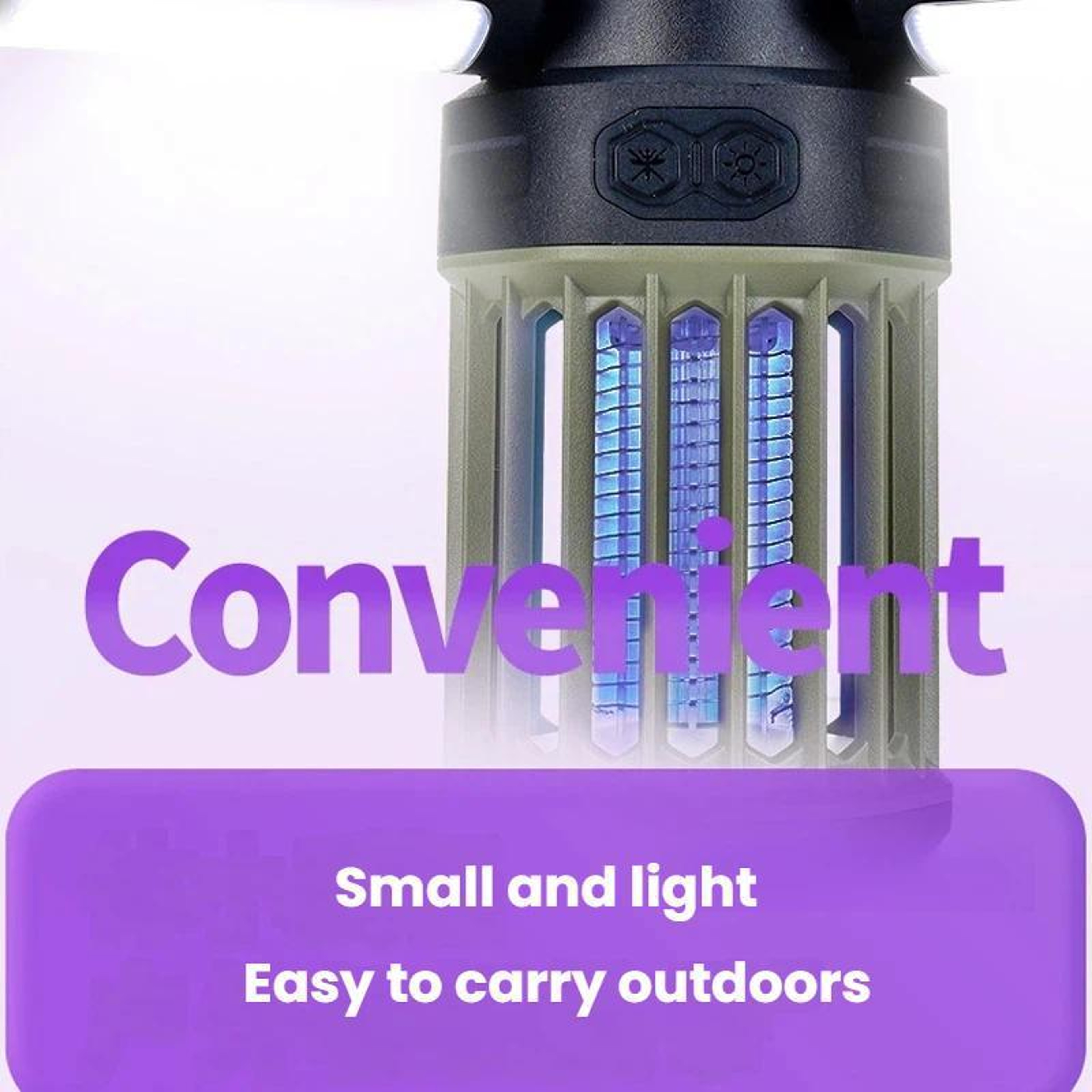 Outdoor Portable Foldable Mosquito Killer Lantern  Waterproof Bug Zapper With USB C Charging 1