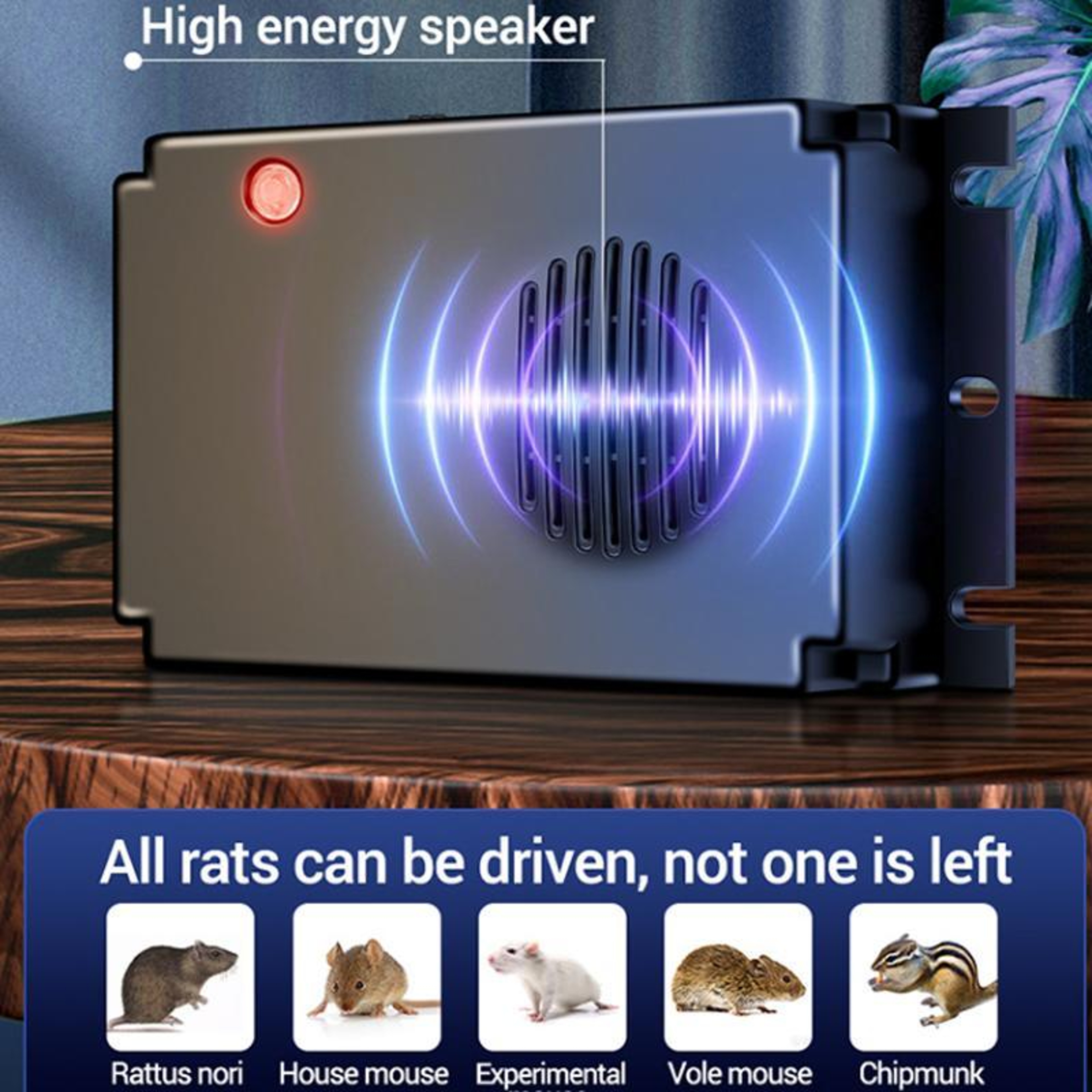 SafeGuard 125kHz Ultrasonic Rodent Repeller For Car Engines Warehouses  Indoor Spaces 3