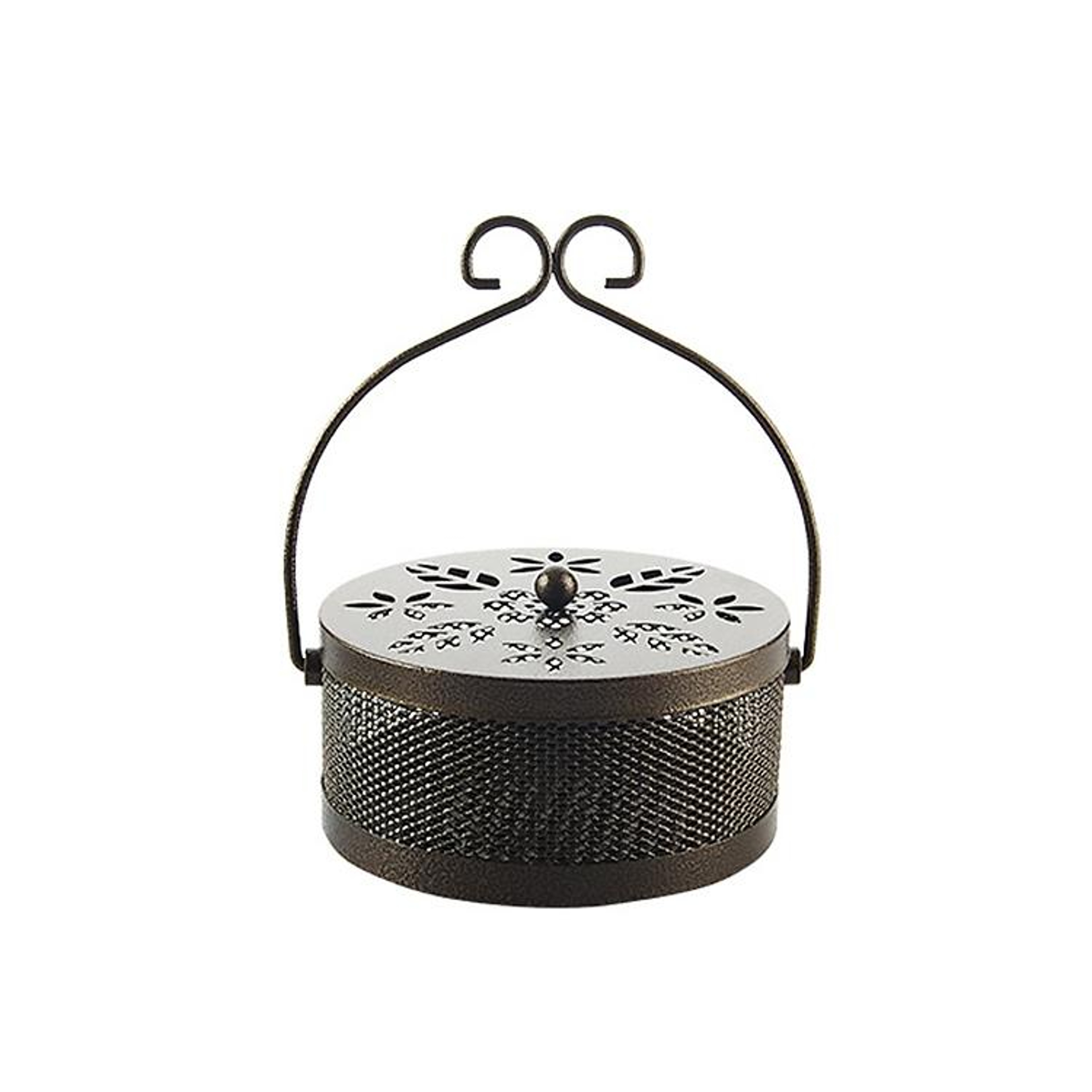 Portable Fireproof Mosquito Coil Holder With Lid For Outdoor Camping  Patio Use 1