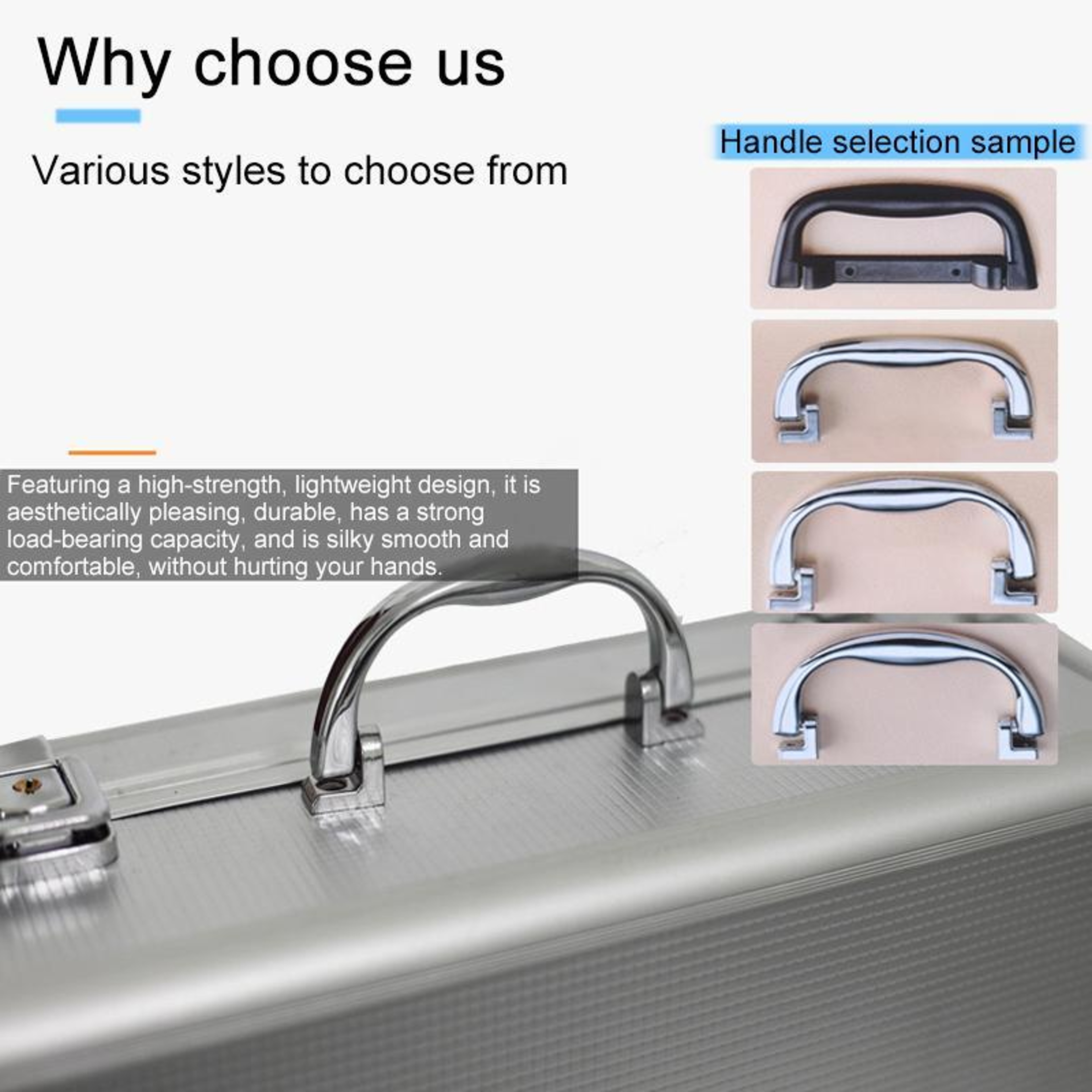 Aluminium Alloy Portable Tool Storage Case Multifunctional Household Organizer Box 2