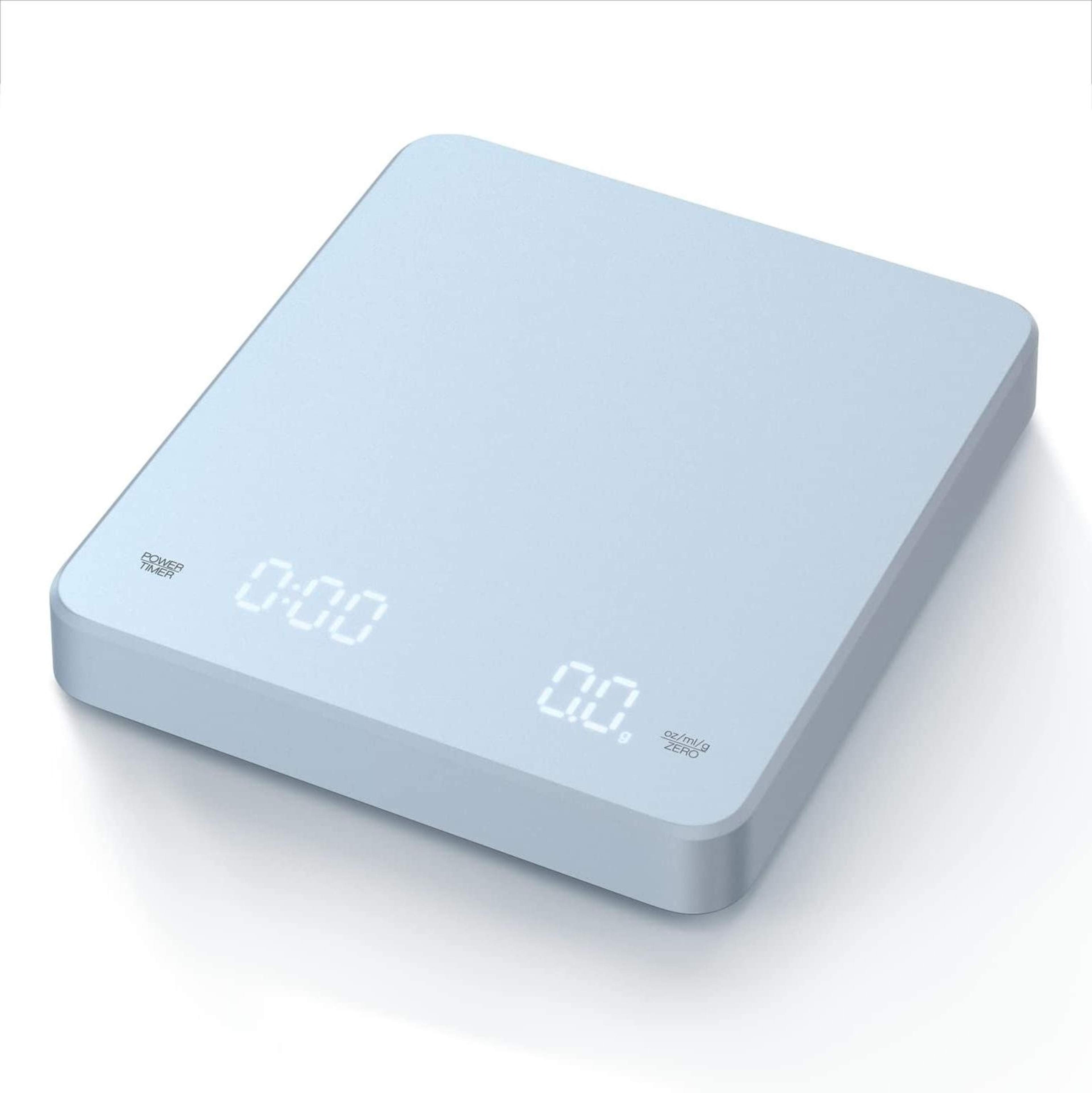 Premium USB C Rechargeable High Precision Coffee & Kitchen Scale with Timer – view 4
