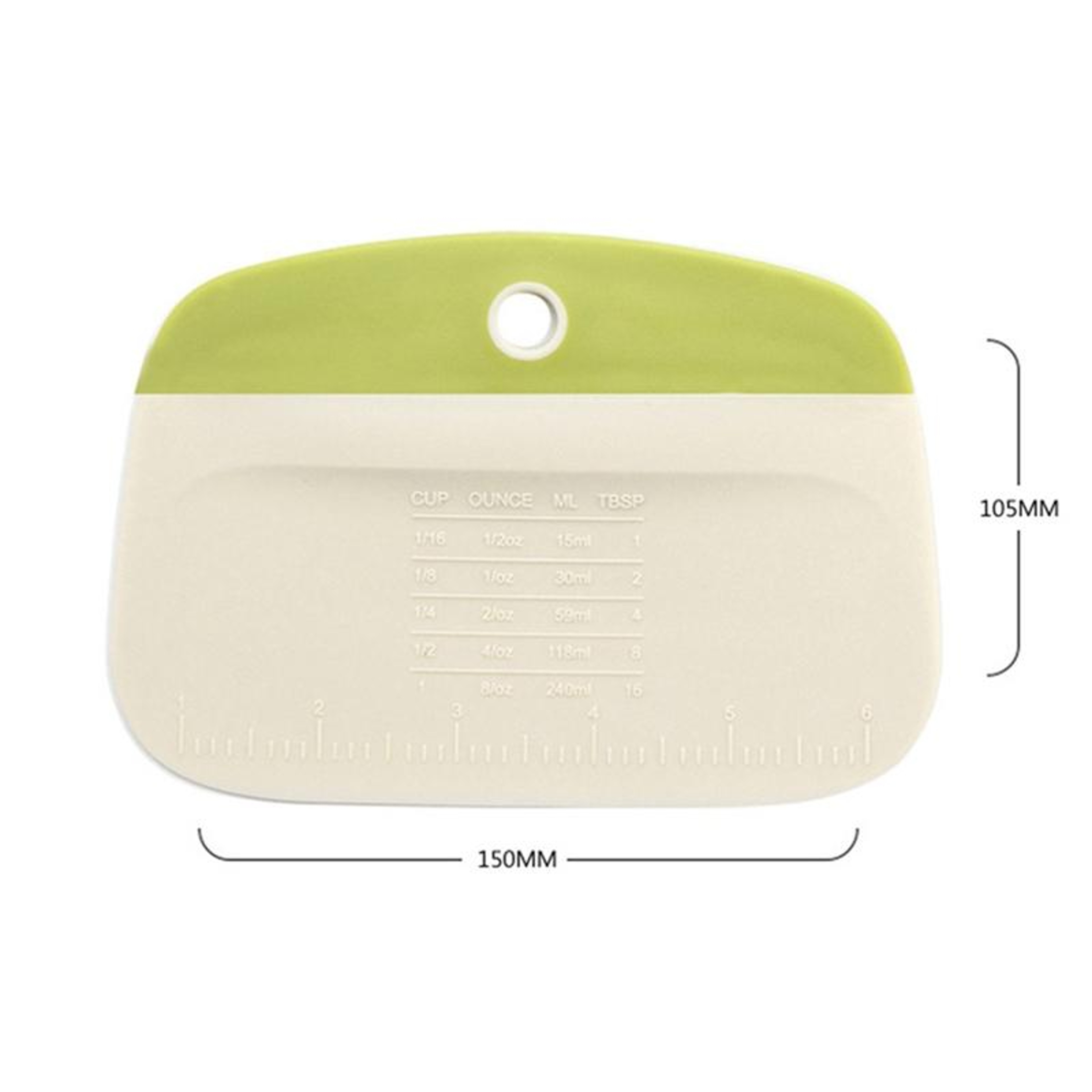 Precision Dough Cutter  Pasta Scraper With Measuring Scale 3