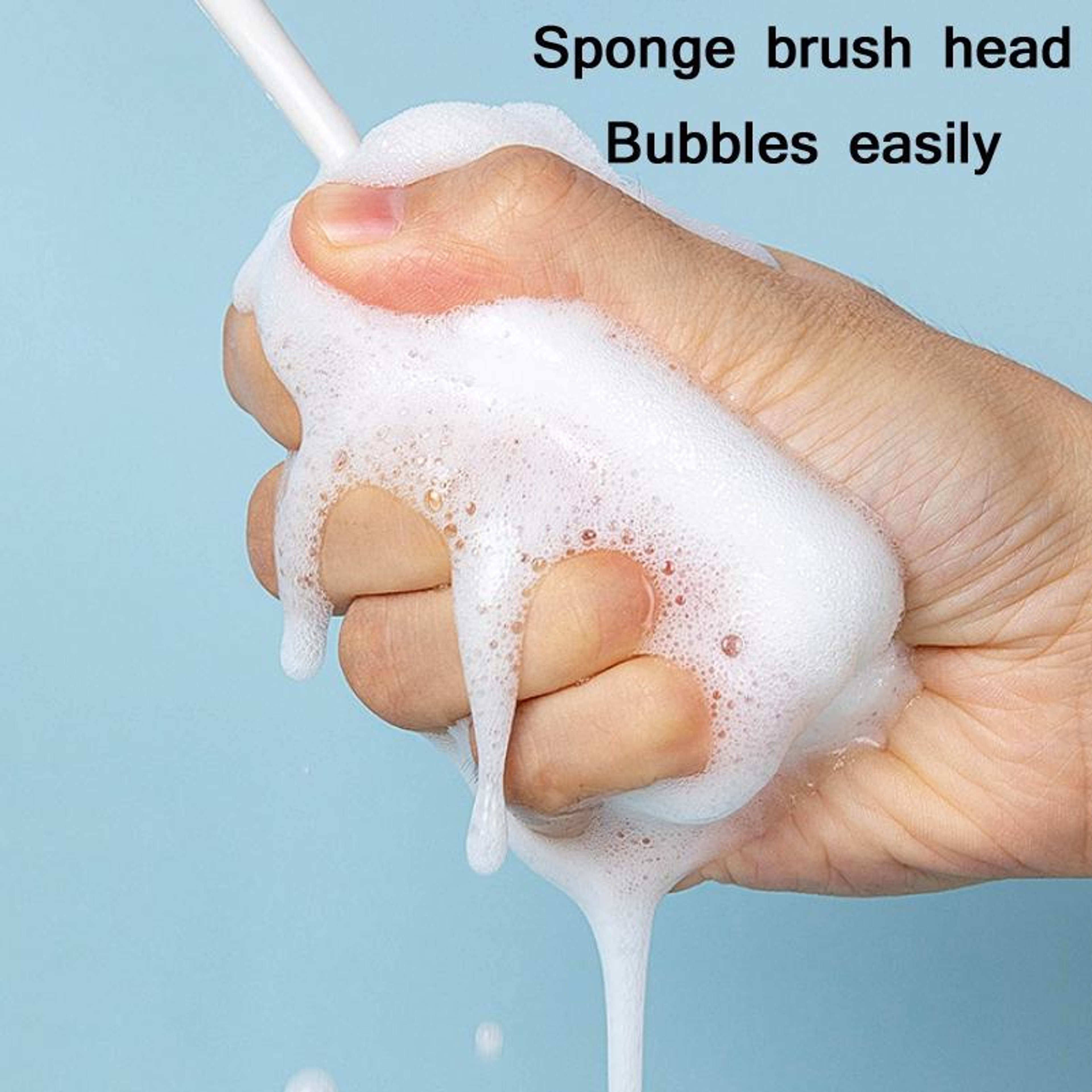 360 Sponge Baby Bottle Brush With Long Handle For Bottles Cups  Vacuum Flasks 5