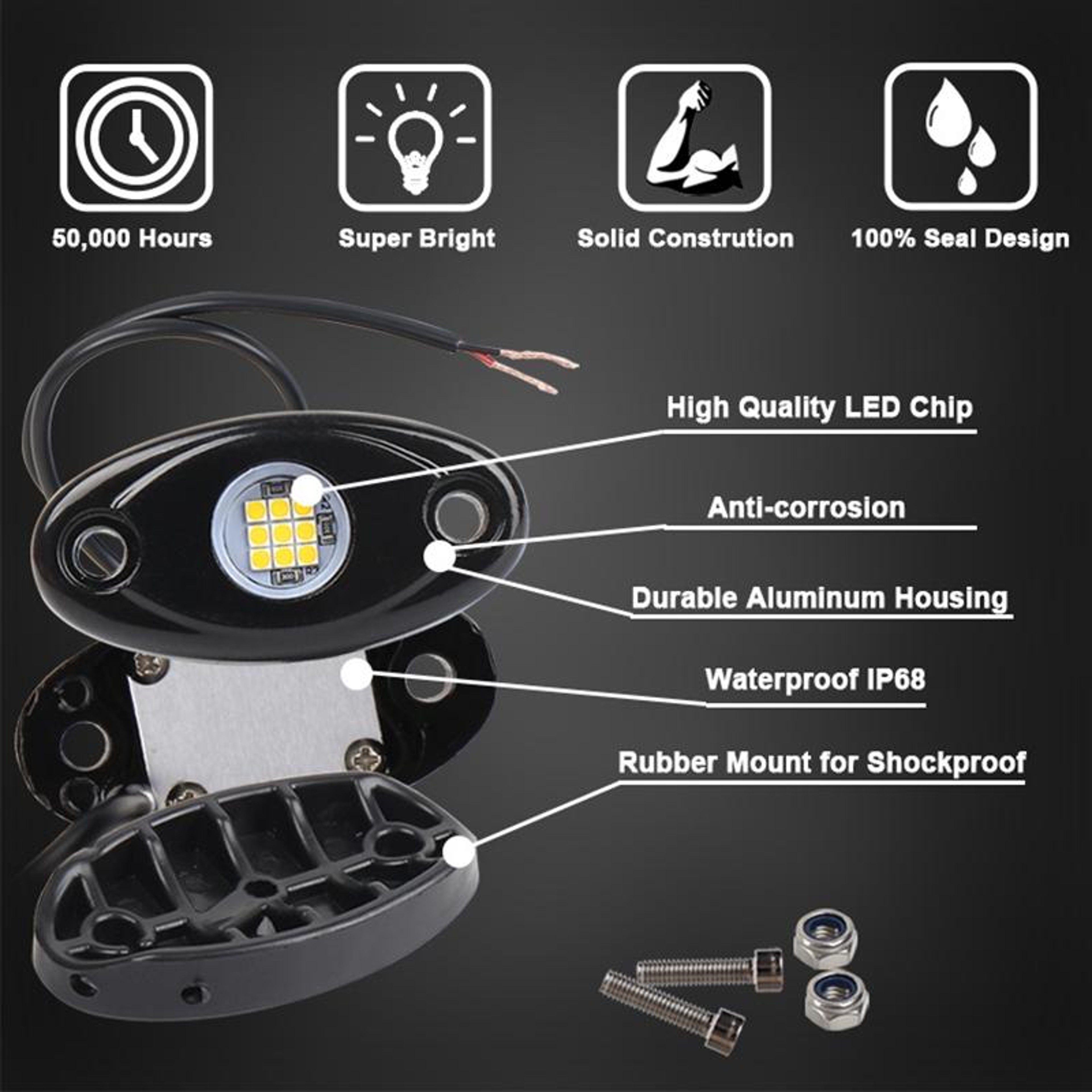 Universal LED Chassis Underglow Lights For Car Atmosphere  Accent Lighting 7