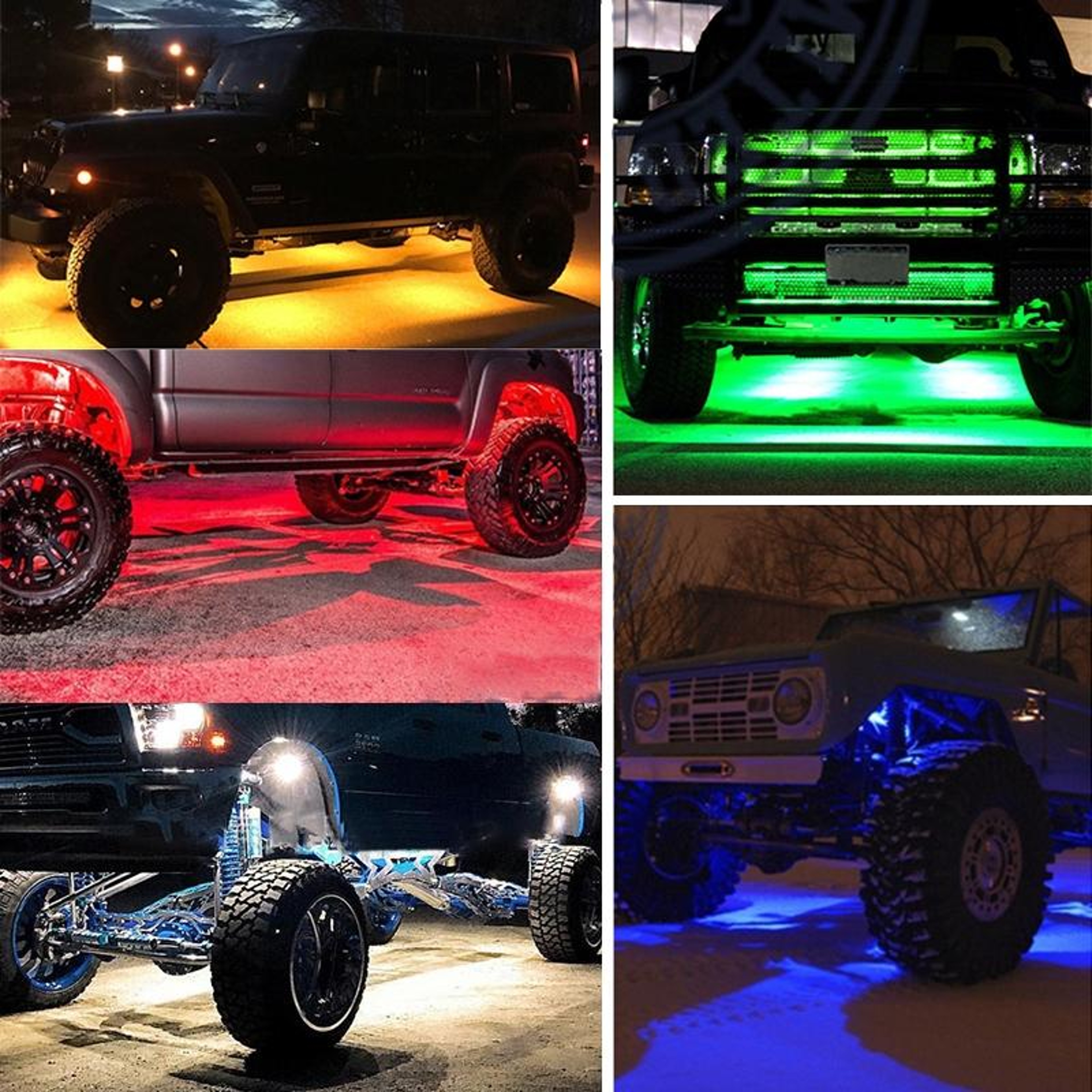 Universal LED Chassis Underglow Lights For Car Atmosphere  Accent Lighting 11