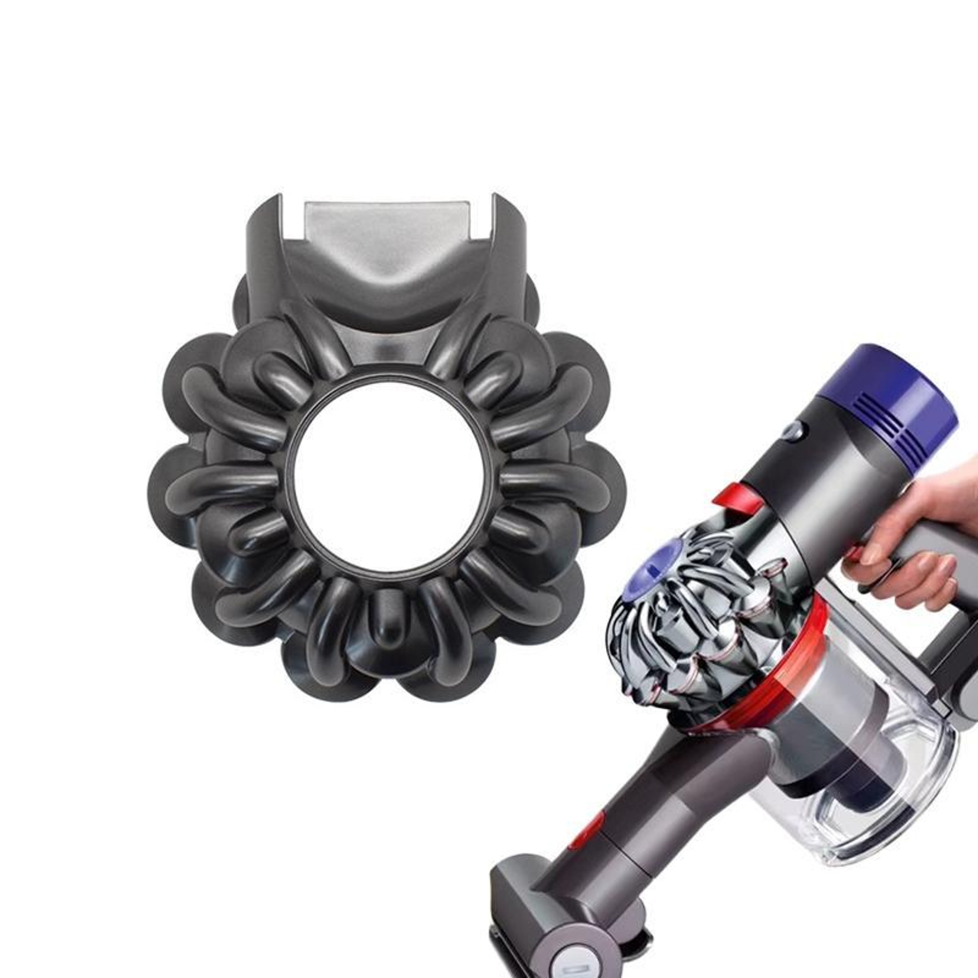 Dyson V7  V8 Replacement Lid Durable ABS Vacuum Cyclone Top Cover Replacement 0