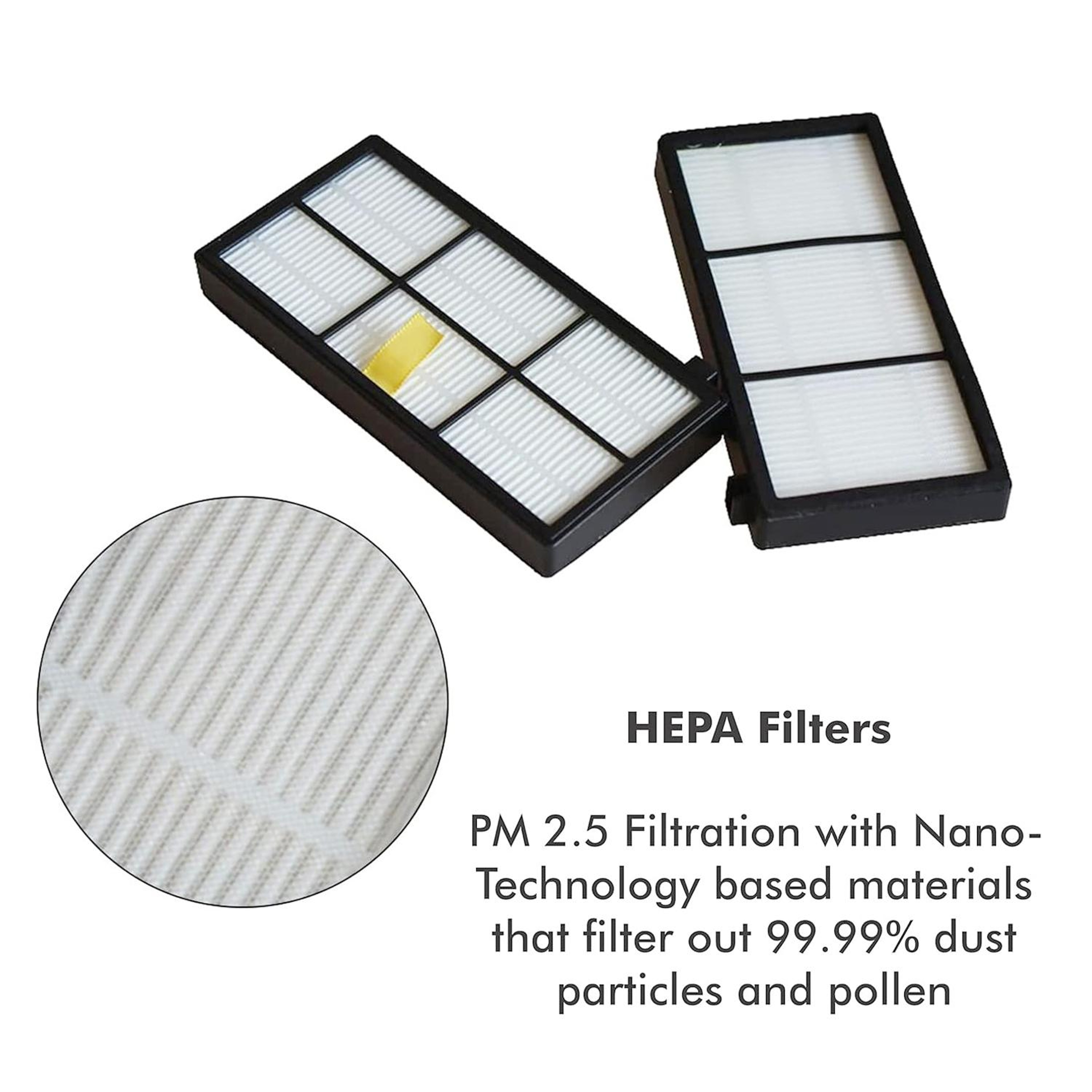 4 Pack IRobot HEPA Filter Replacement Vacuum Filter For IRobot 800 And 900 Series 2