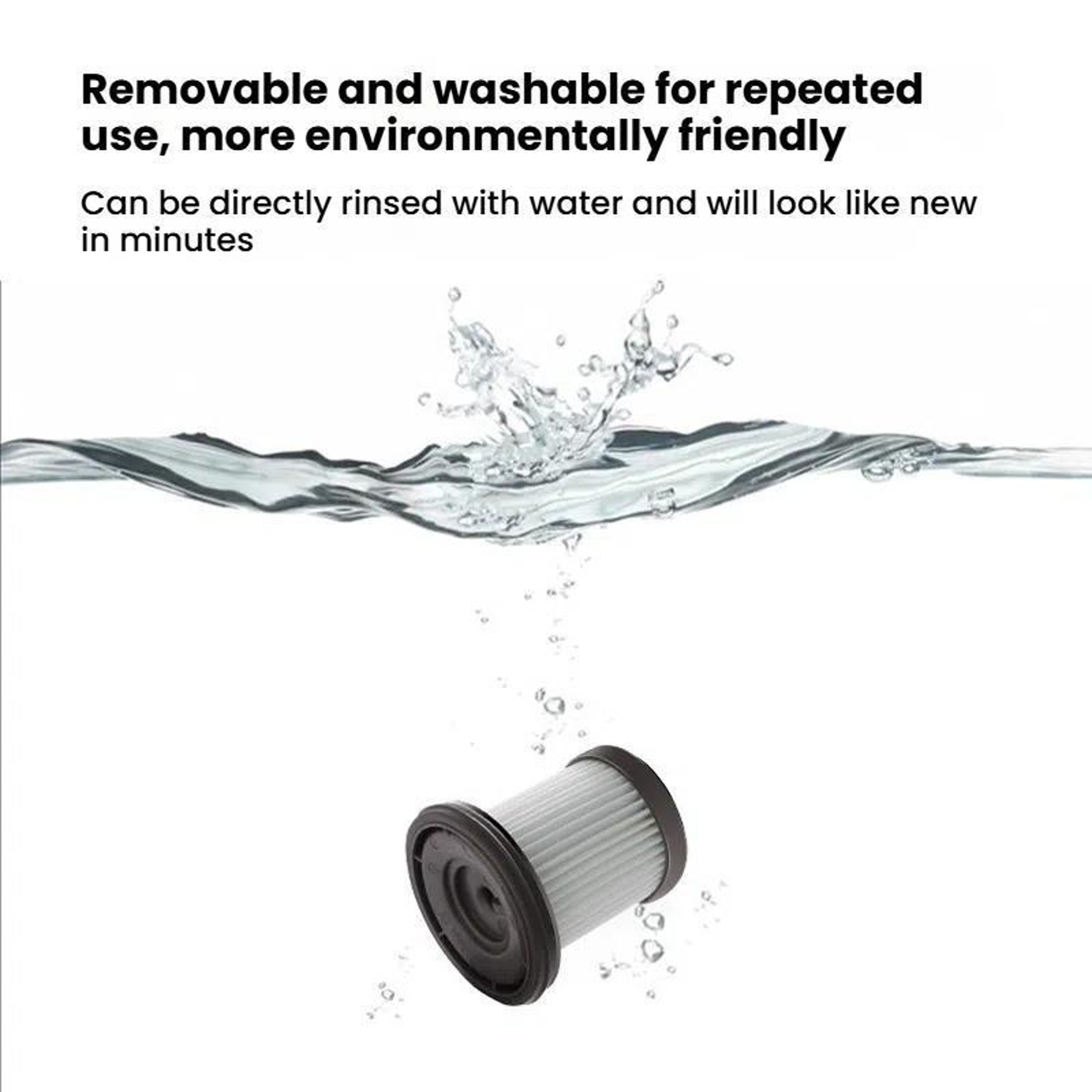 Puppy T11 T11 Pro Rinse HEPA Vacuum Filter Washable Dust Filter Replacement 3