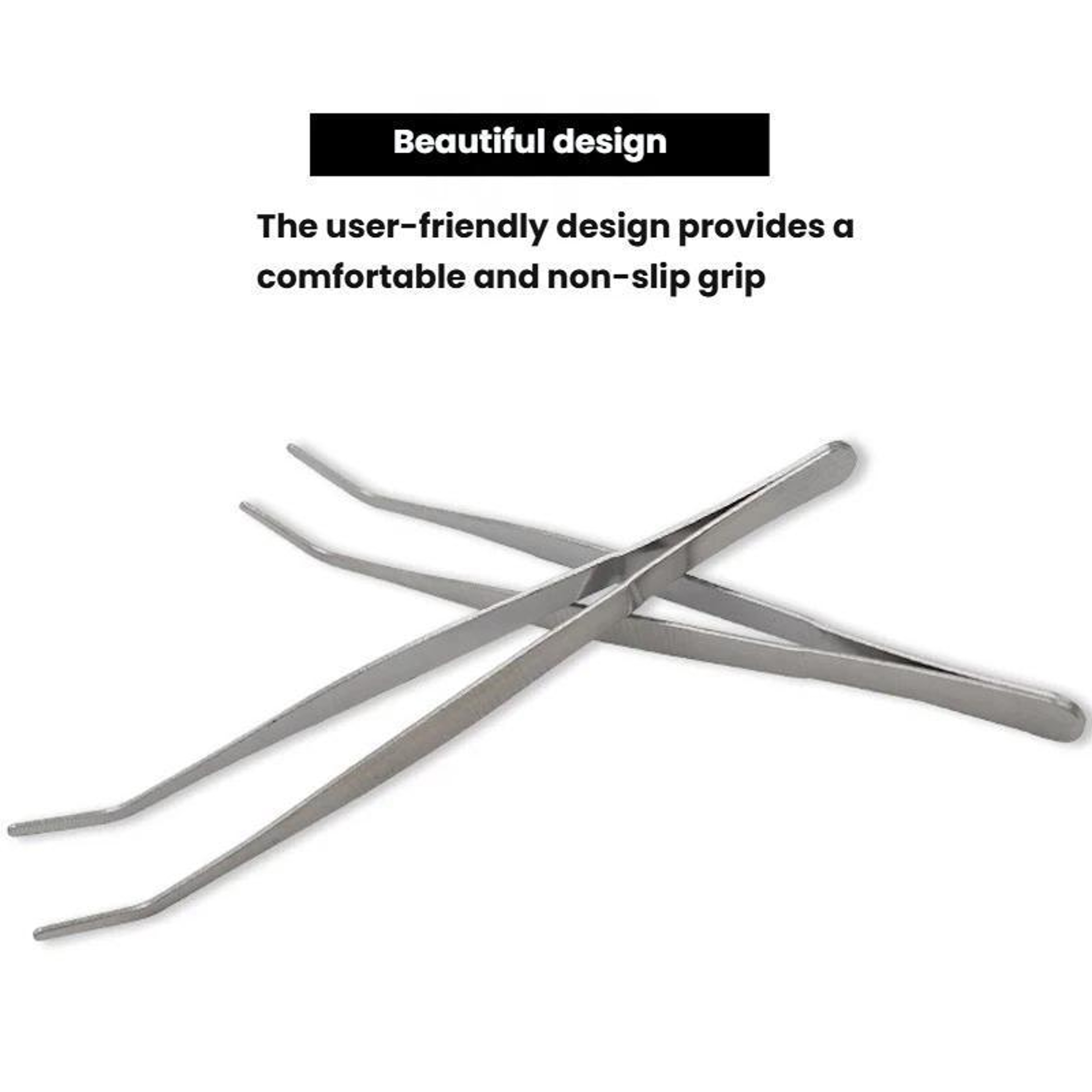 LsCook Stainless Steel Tea Tongs Extra Long Tea Cup Tongs For Safe Tea Serving 1