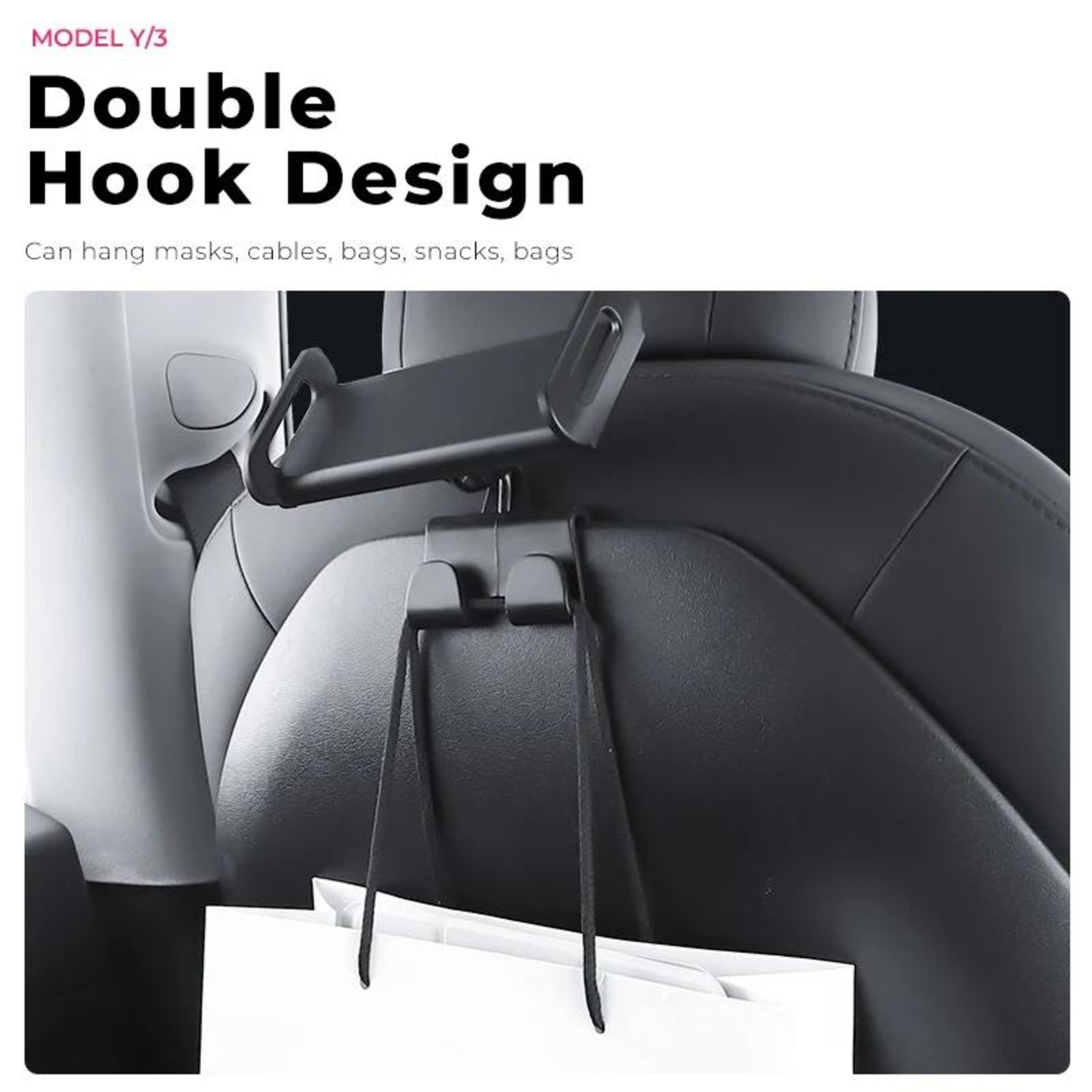 Rear Seat Phone Tablet Holder With 360 Degree Rotating Phone Bracket 4