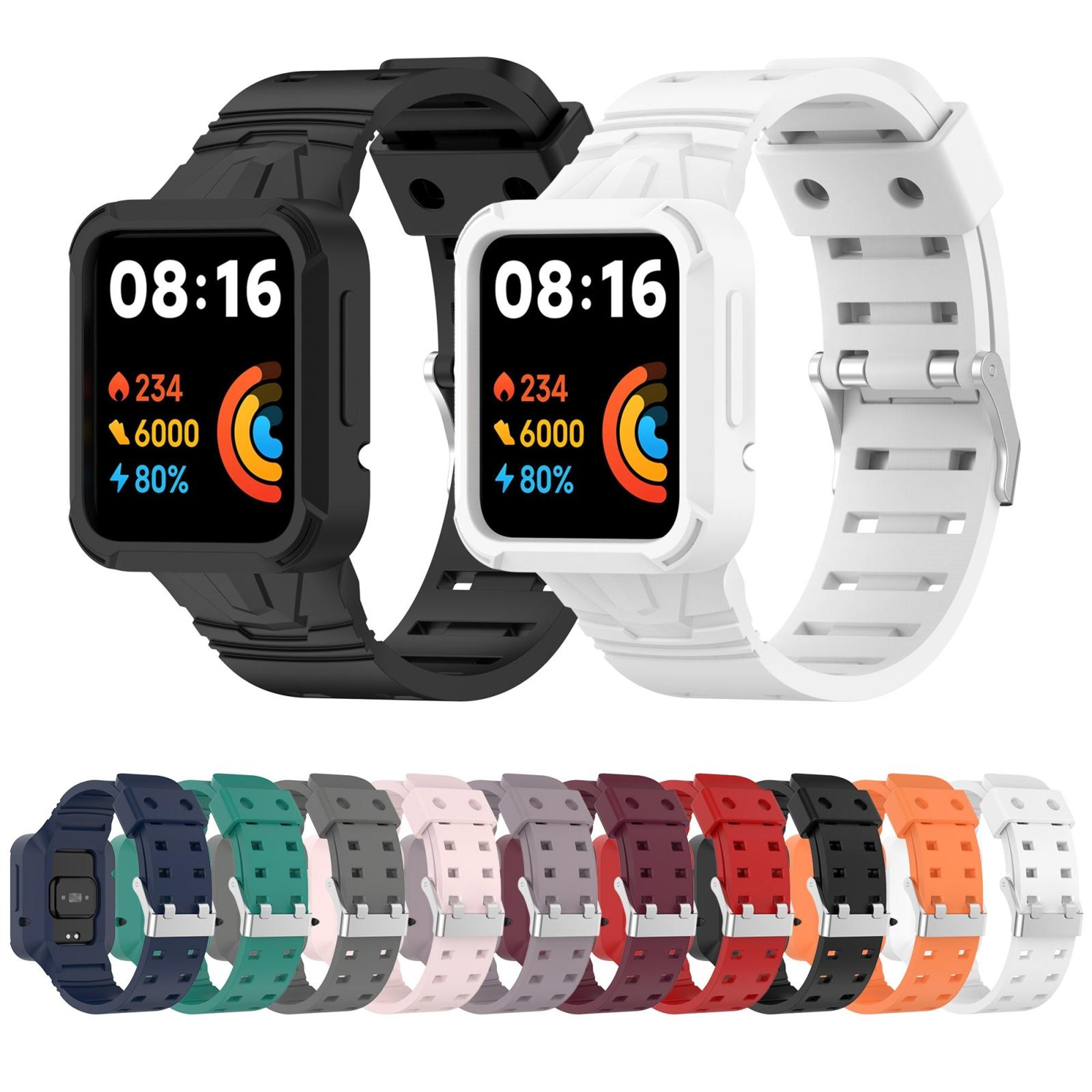 Silicone Replacement Watch Band For Xiaomi Poco Watch Soft Comfortable Adjustable Strap 11