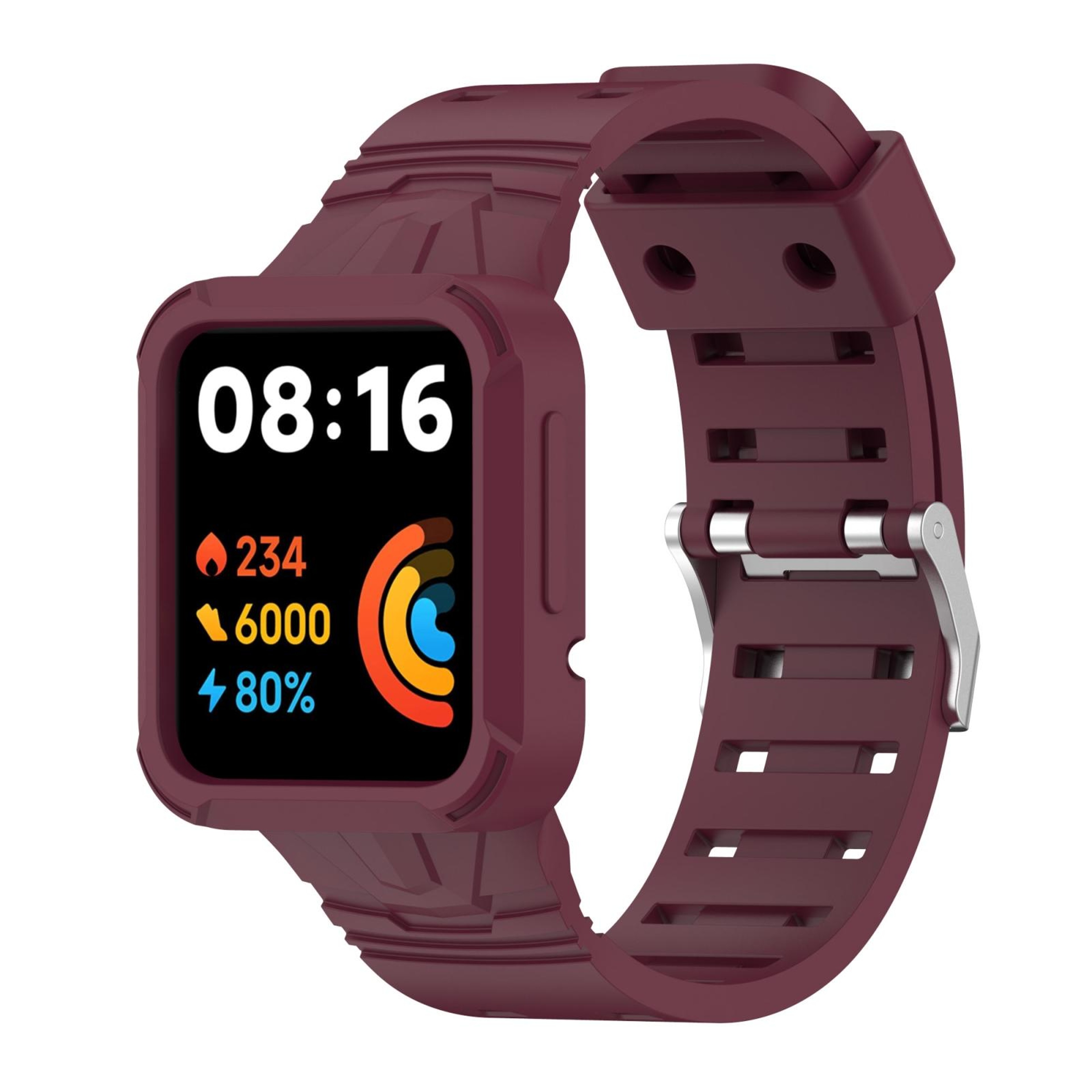 Silicone Replacement Watch Band For Xiaomi Poco Watch Soft Comfortable Adjustable Strap 8