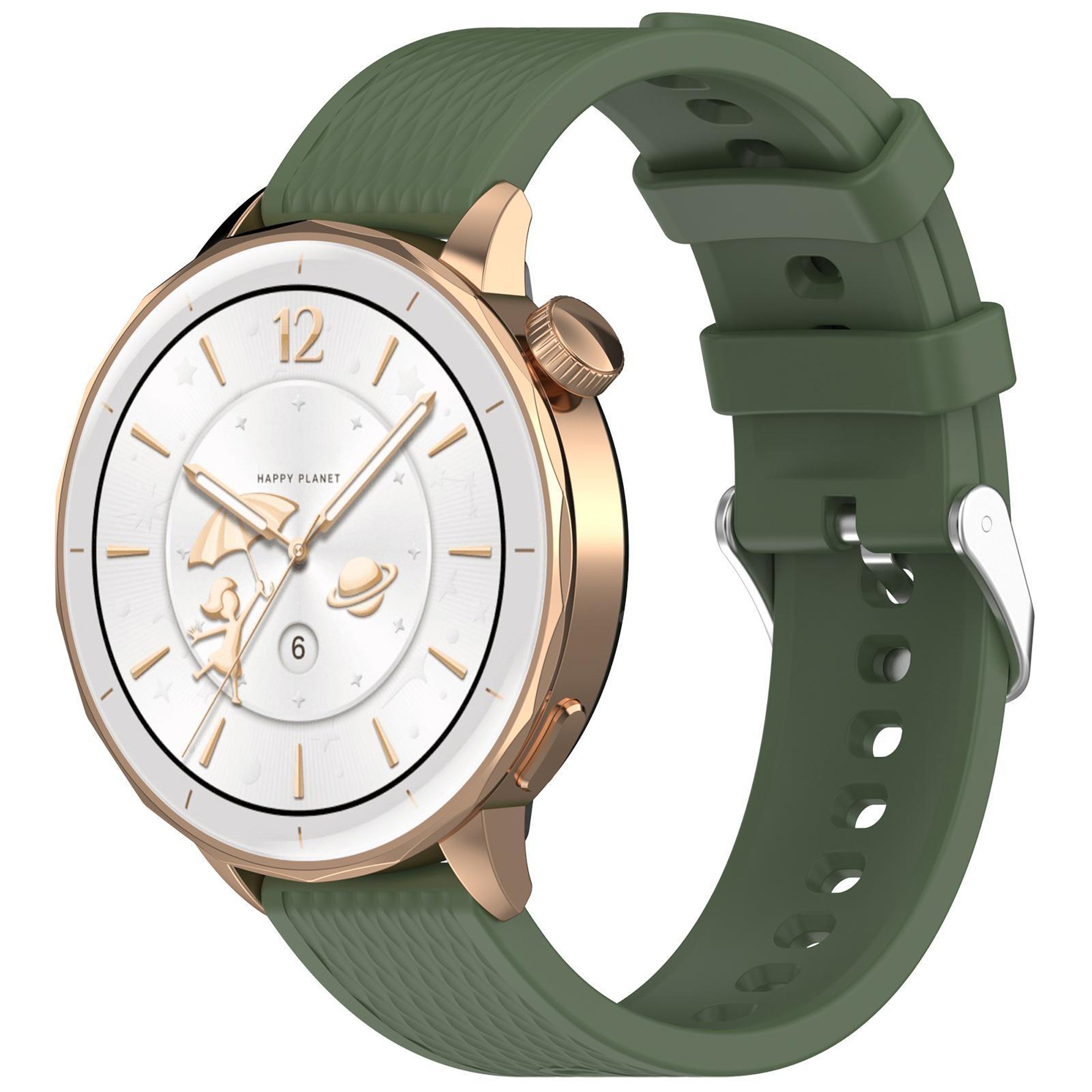 Rhombic Texture Silicone Watch Band For OnePlus Watch 3 43mm Band With Quick Release Buckle 8
