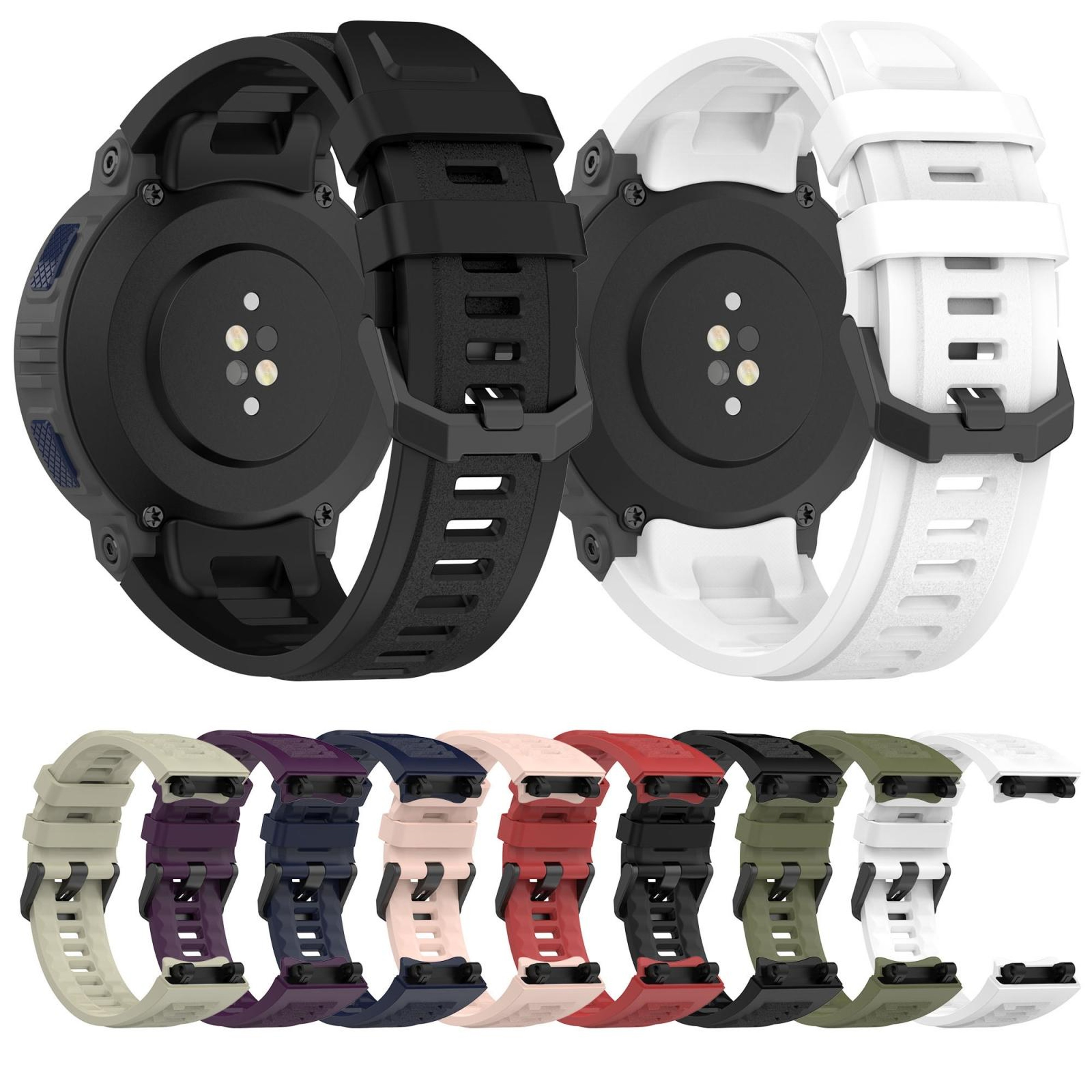Amazfit Active Edge A2212 Silicone Watch Band Soft Durable Replacement Strap 5