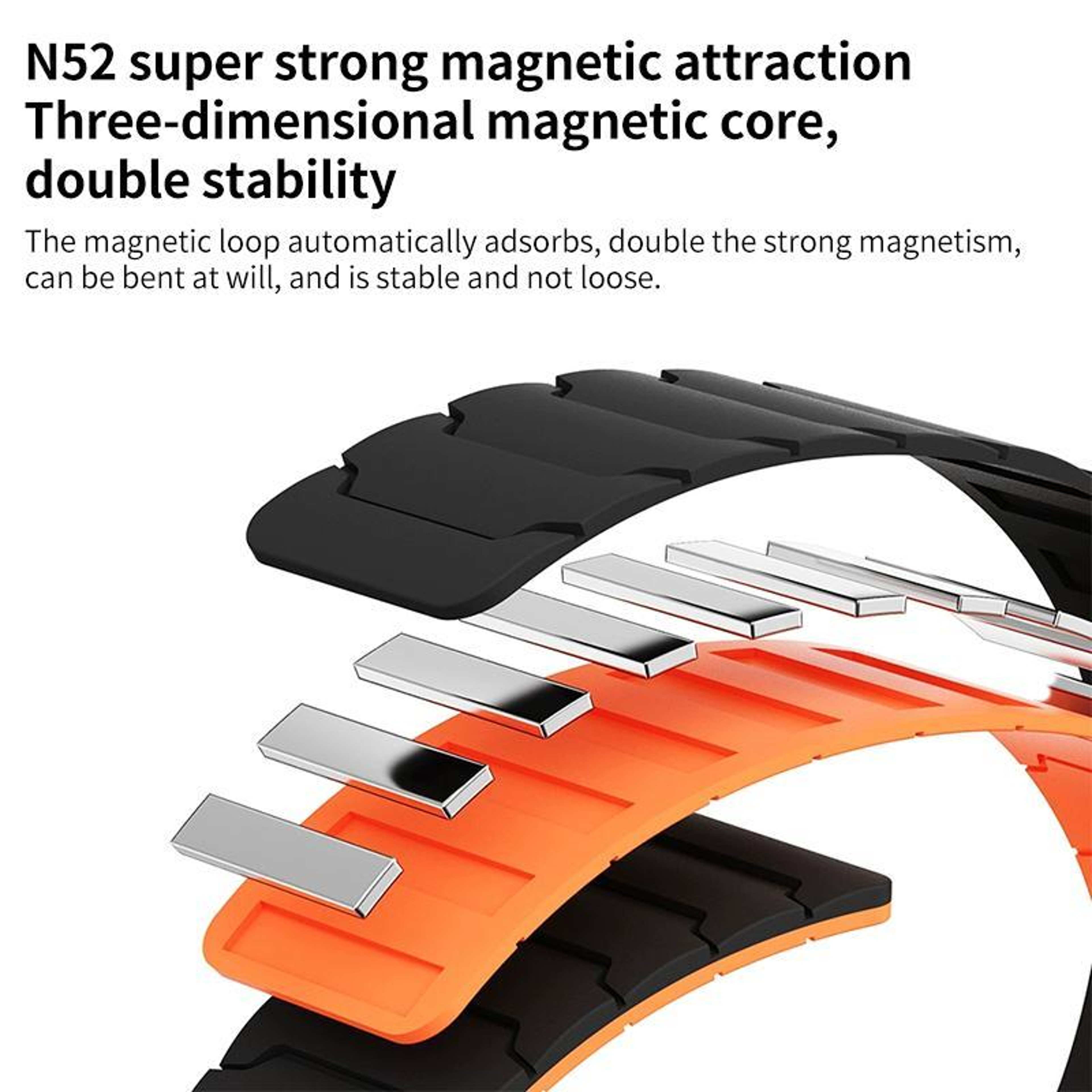 Magnetic Silicone Huawei Watch Fit 4 Band For Huawei Watch Fit 4 Pro Fit 3 Adjustable Replacement S 4