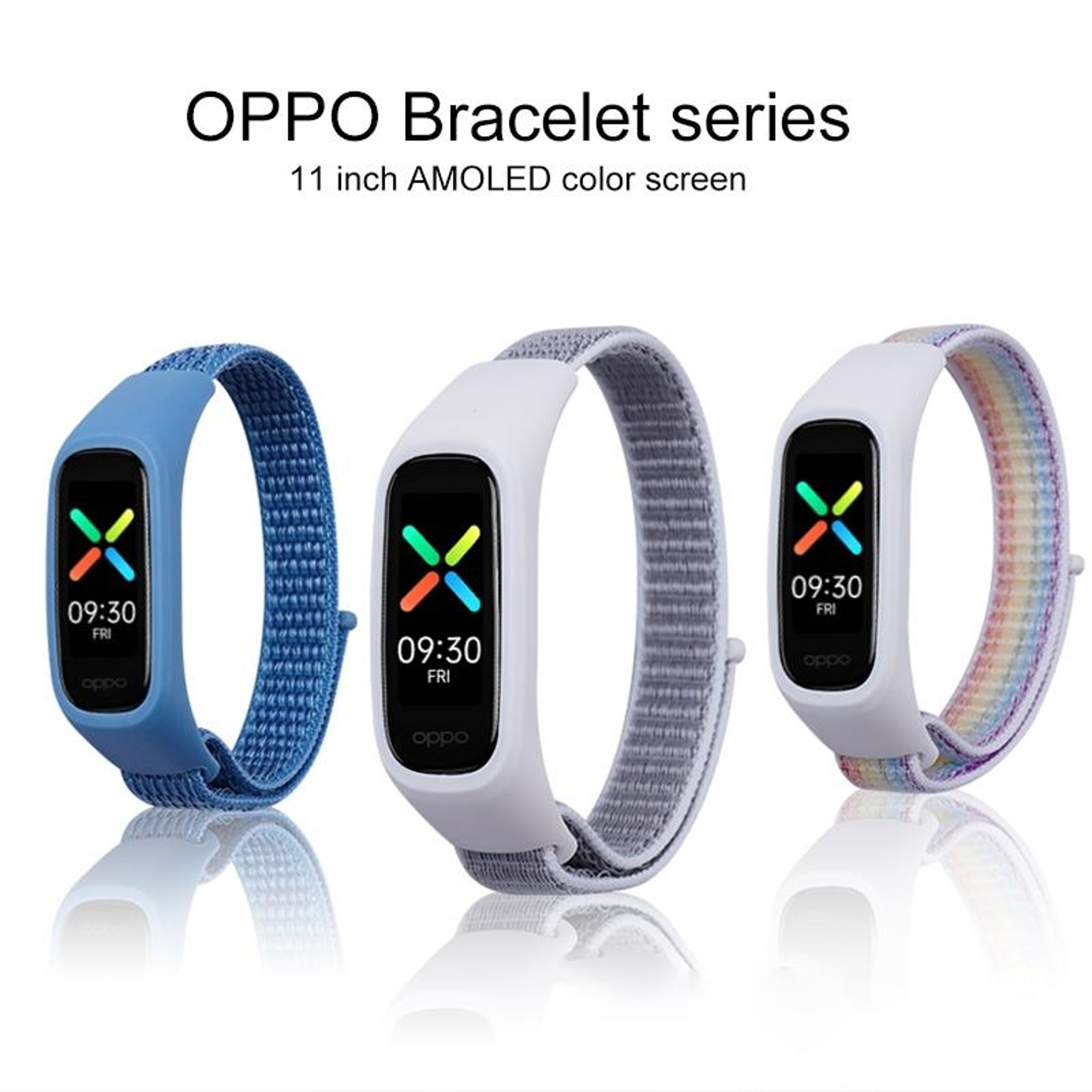 OPPO Watch Band Soft Nylon Watch Strap Breathable Replacement Sport Wristband 3