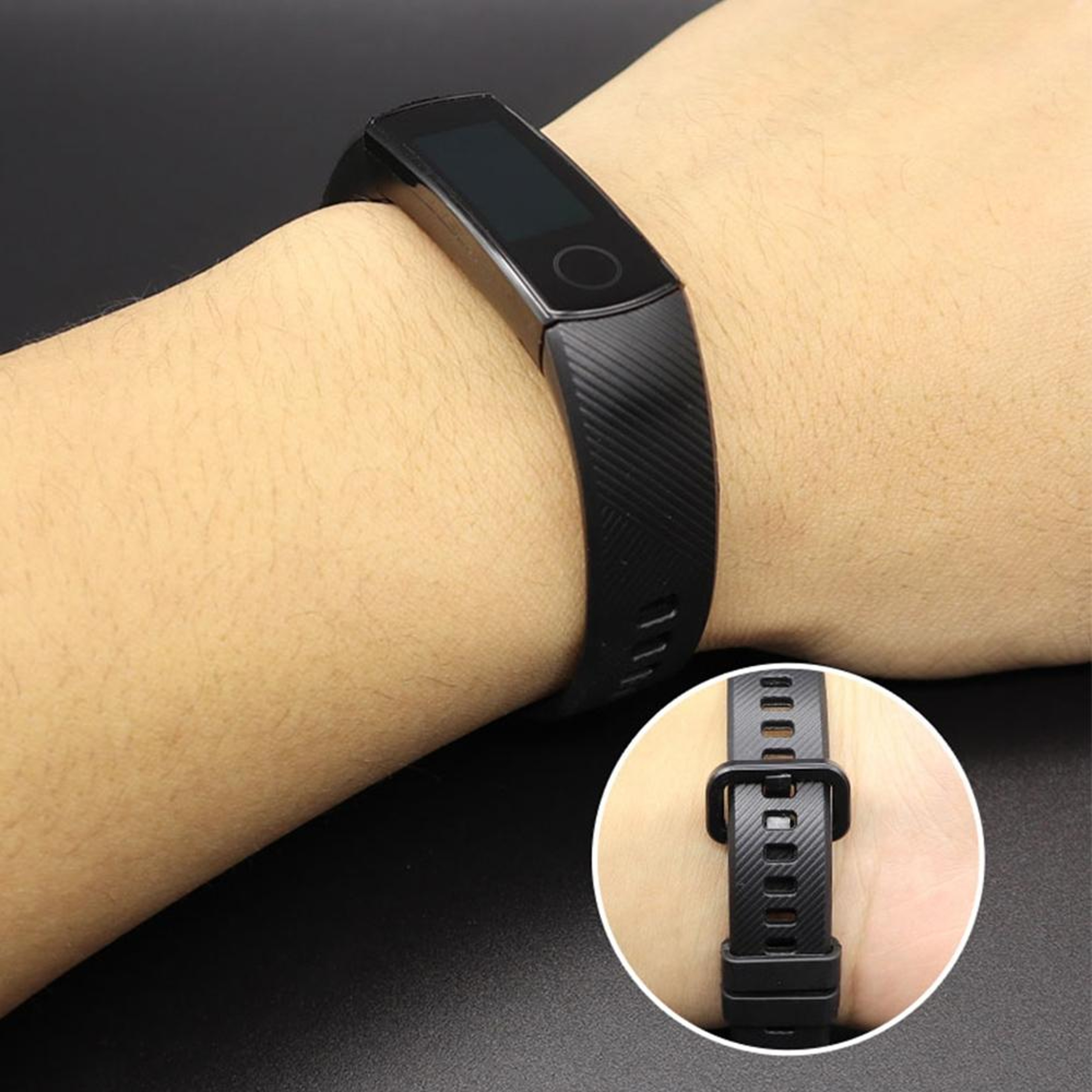 Huawei Honor Band 4 Band 5 Silicone Watch Band Soft Smart Watch Strap Replacement 7
