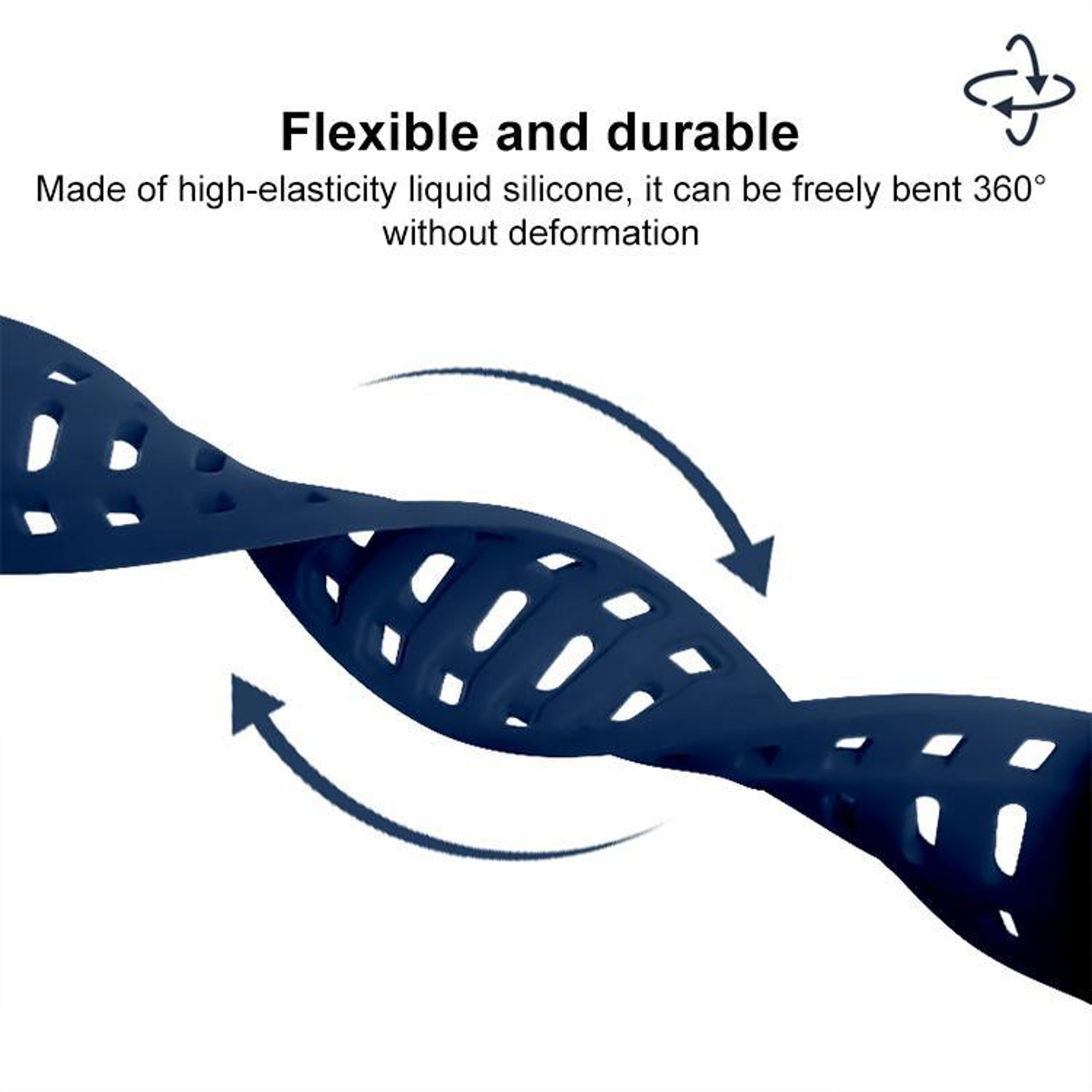 Shark Texture Silicone Sport Watch Band For Apple Watch Waterproof Replacement Strap 11