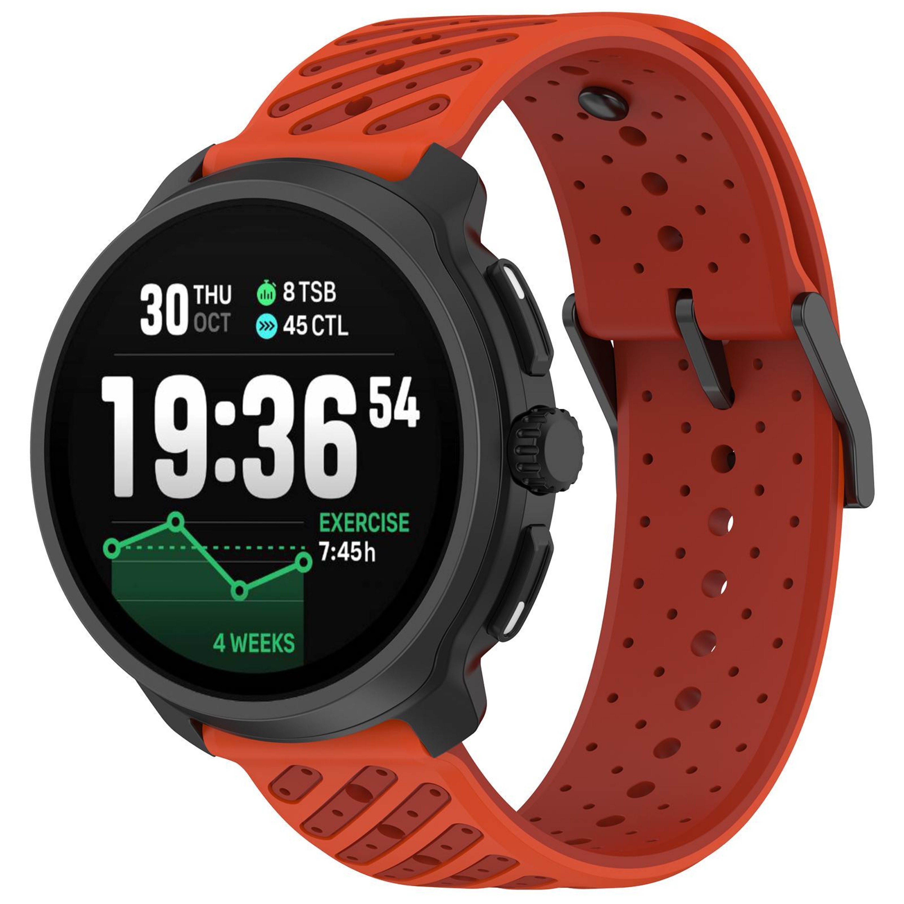 Suunto Race 2 Silicone Watch Strap Breathable Twill Texture Replacement Band 0