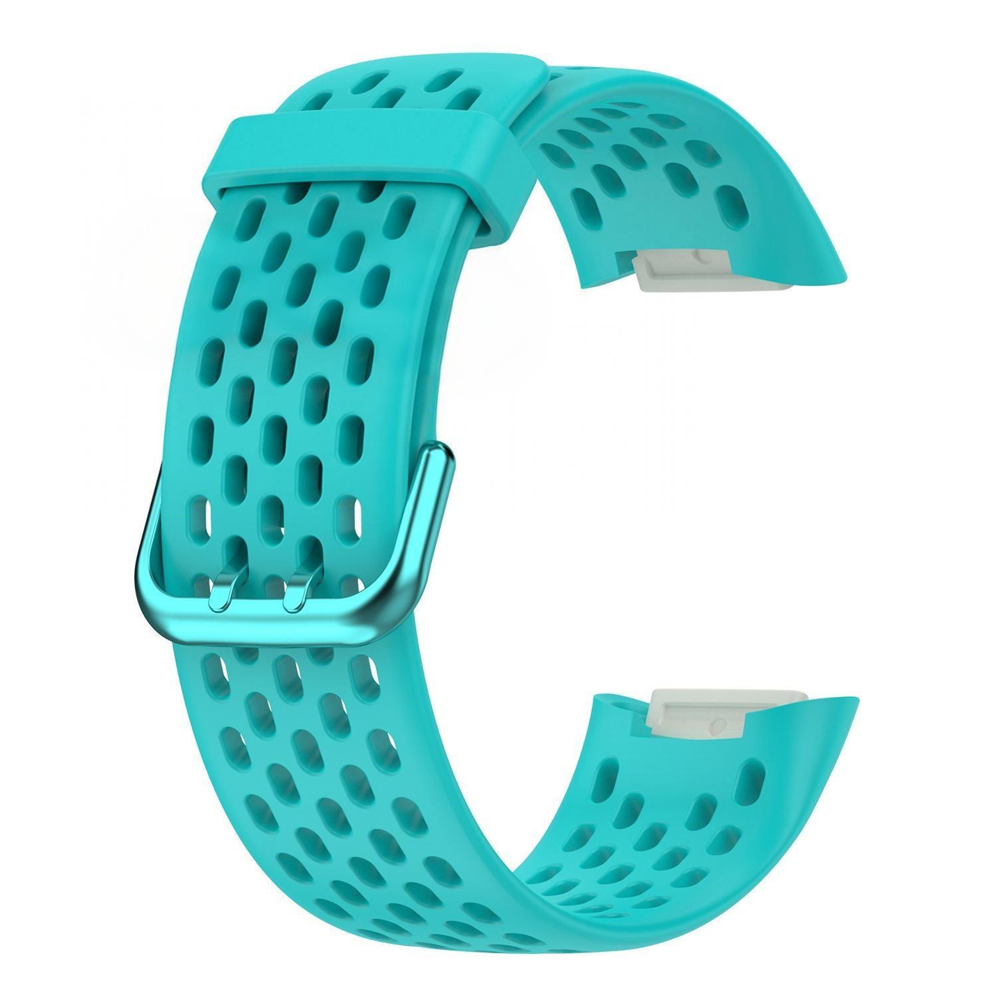 Breathable Silicone Watch Band For Fitbit Charge 6  Charge 5 Adjustable Replacement Strap 5