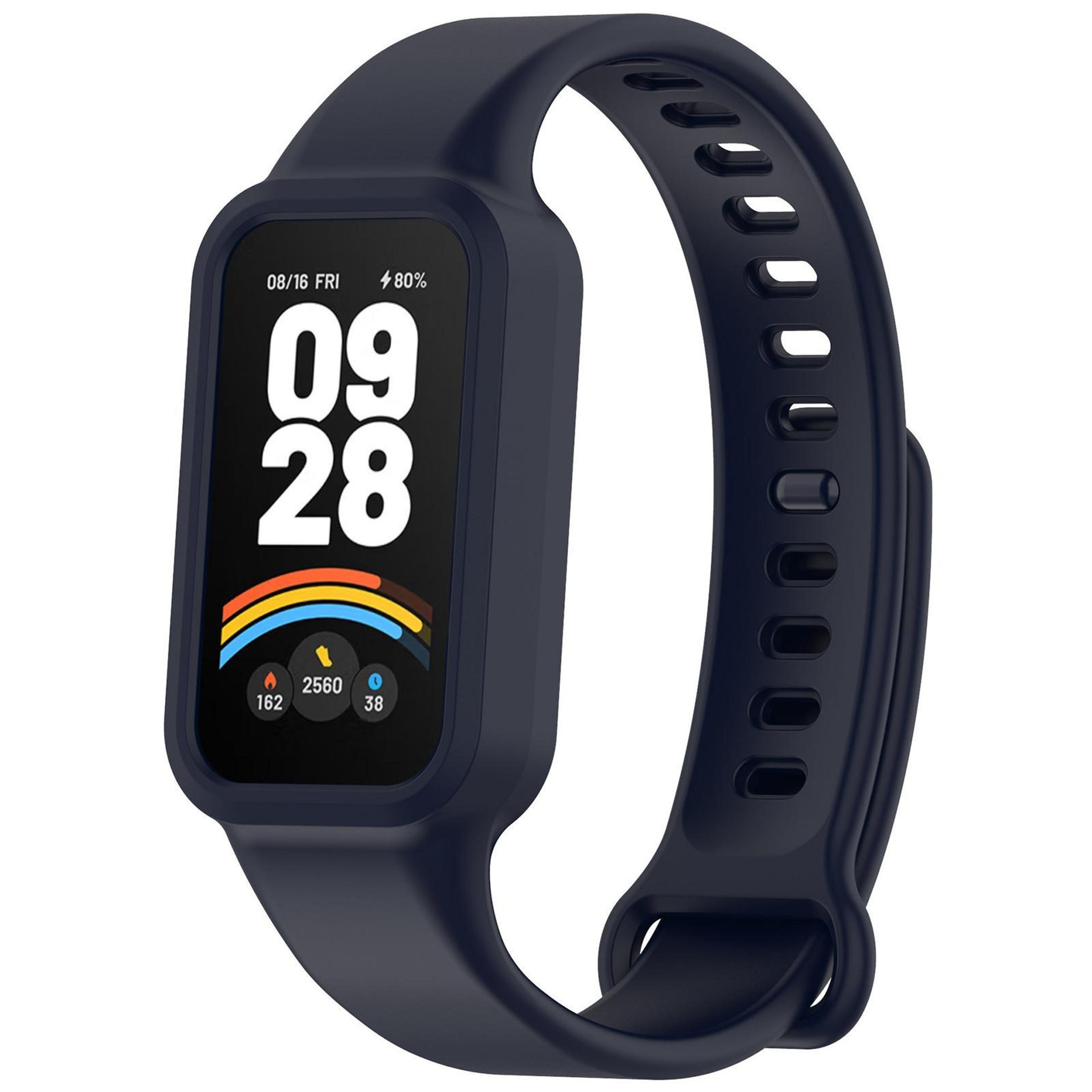 Xiaomi Smart Band 9 Active Silicone Watch Band Replacement Strap For Redmi Band 3 7