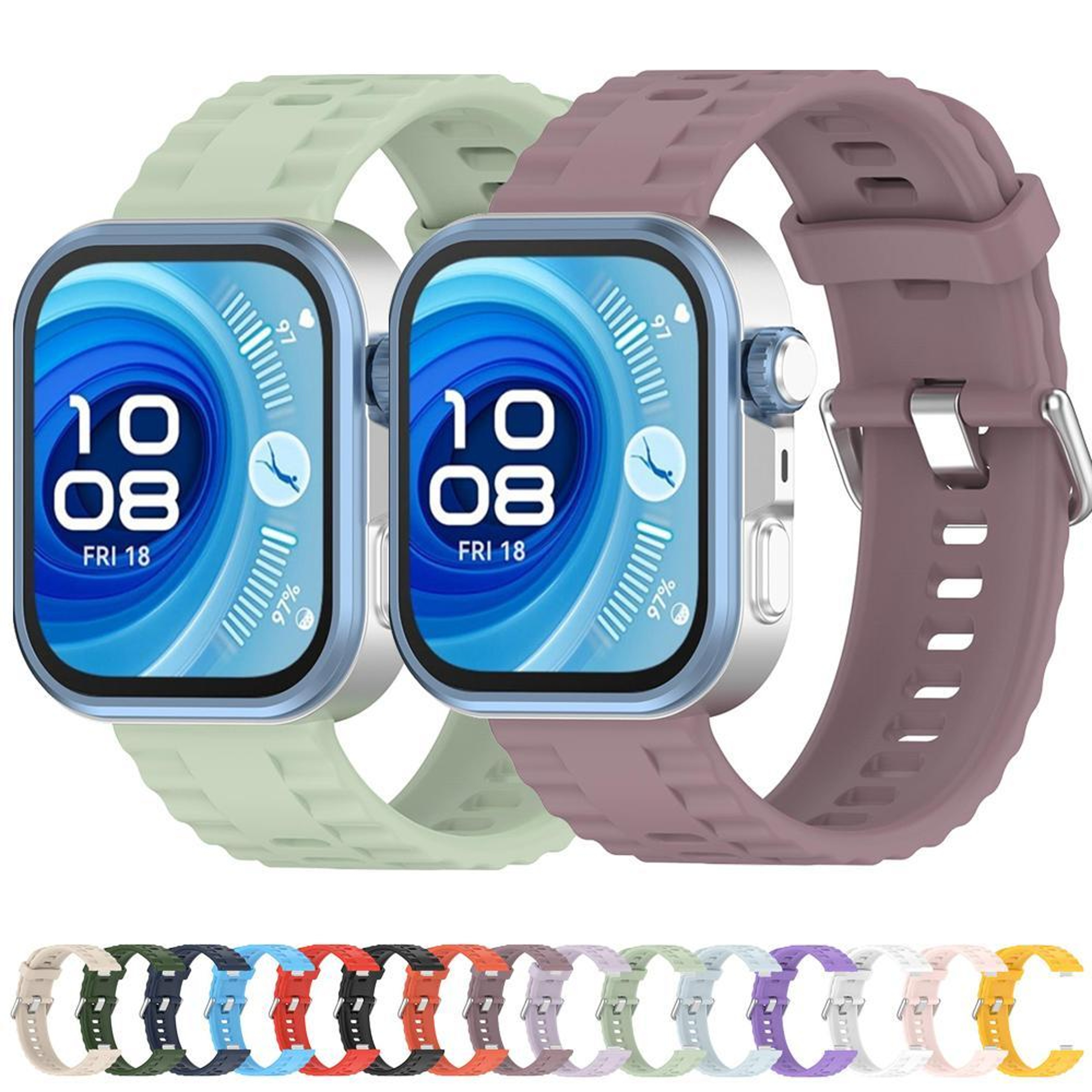 Huawei Watch Fit 4 Band Silicone Quick Release Replacement Strap For Watch Fit 4 Pro Fit 4 Fit 3 5