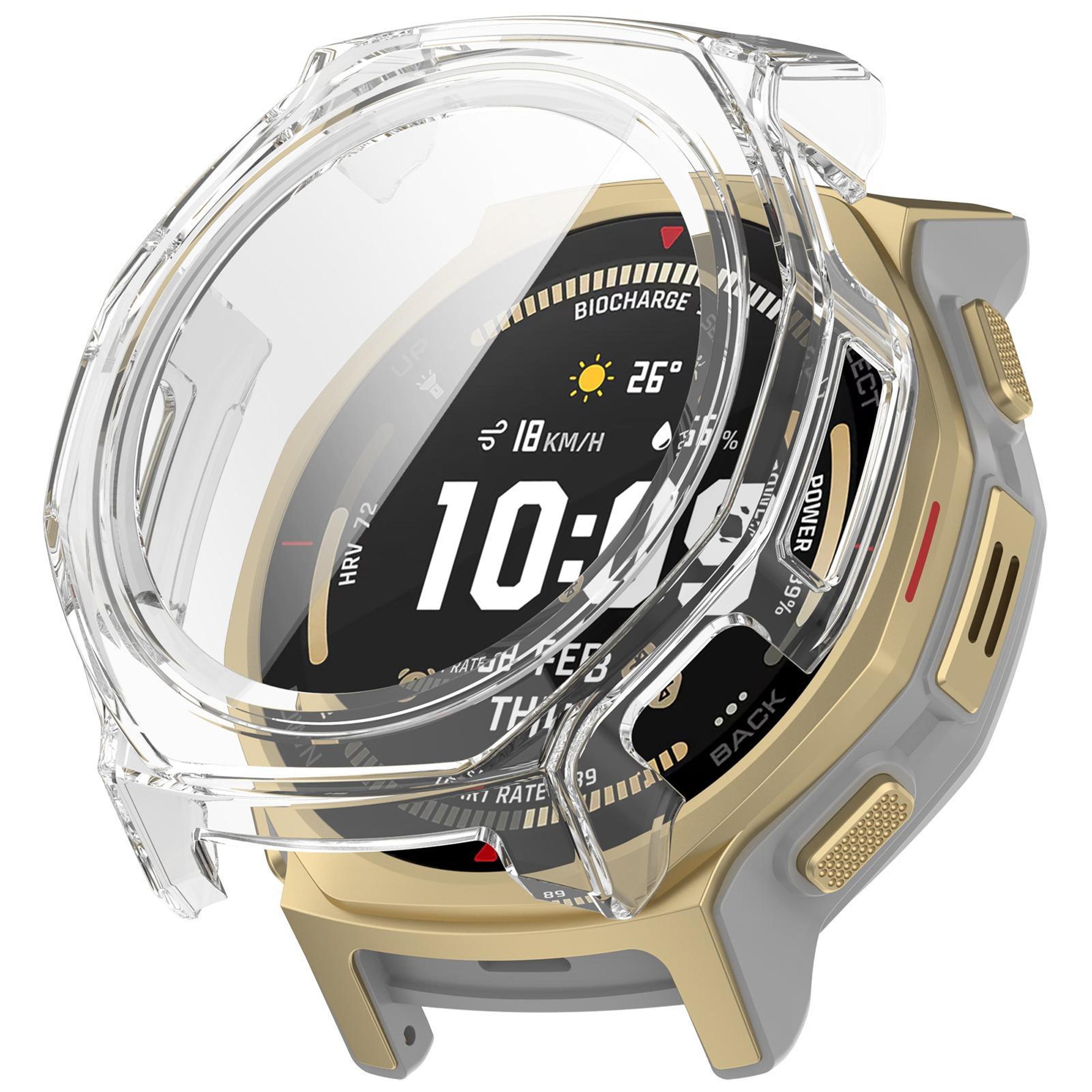 Amazfit T Rex 3 Pro 44mm Tempered Glass PC Watch Protective Cover Full Protection 12
