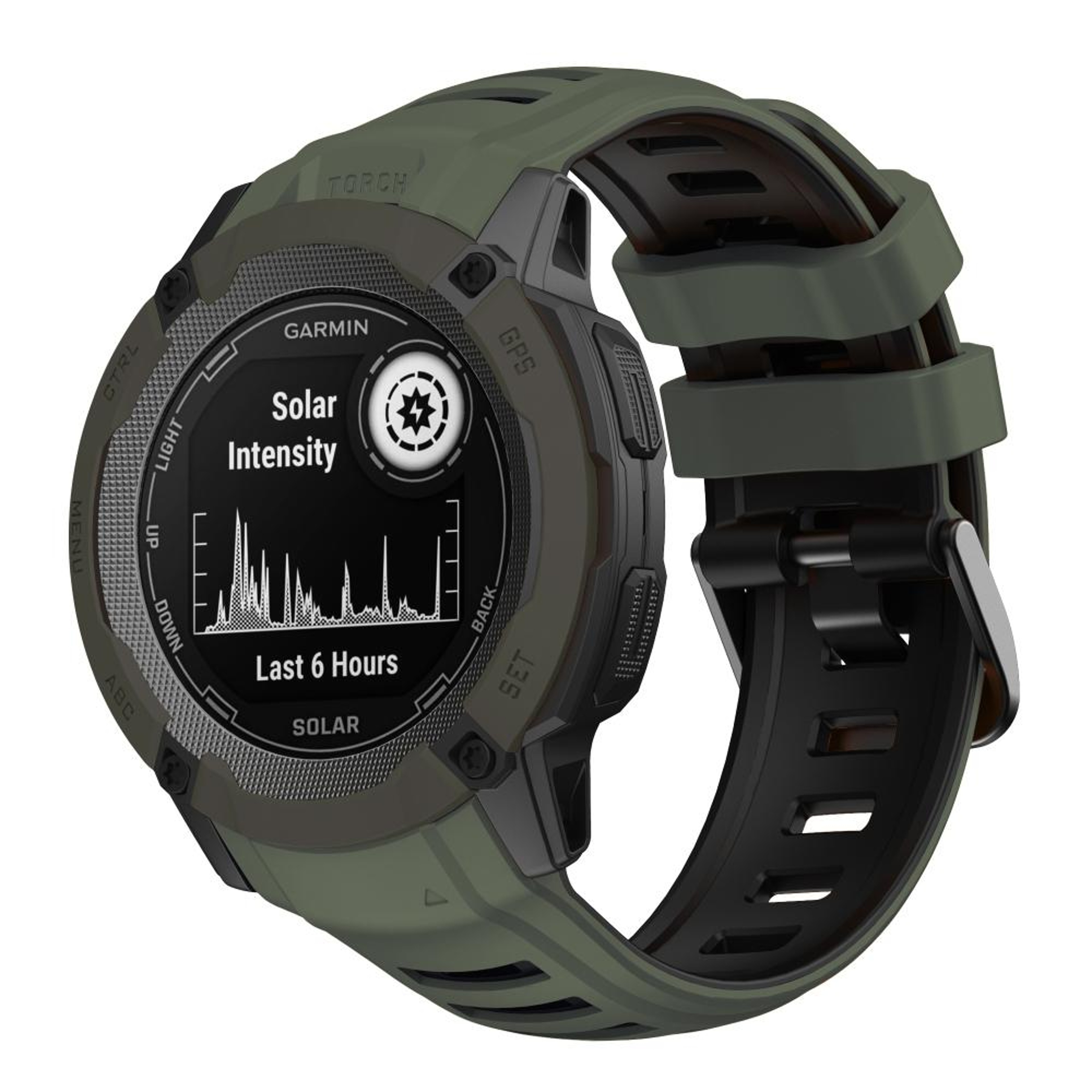 Garmin Instinct 2X Silicone Watch Band Dual Color Adjustable Replacement Strap for Men and Women – view 14