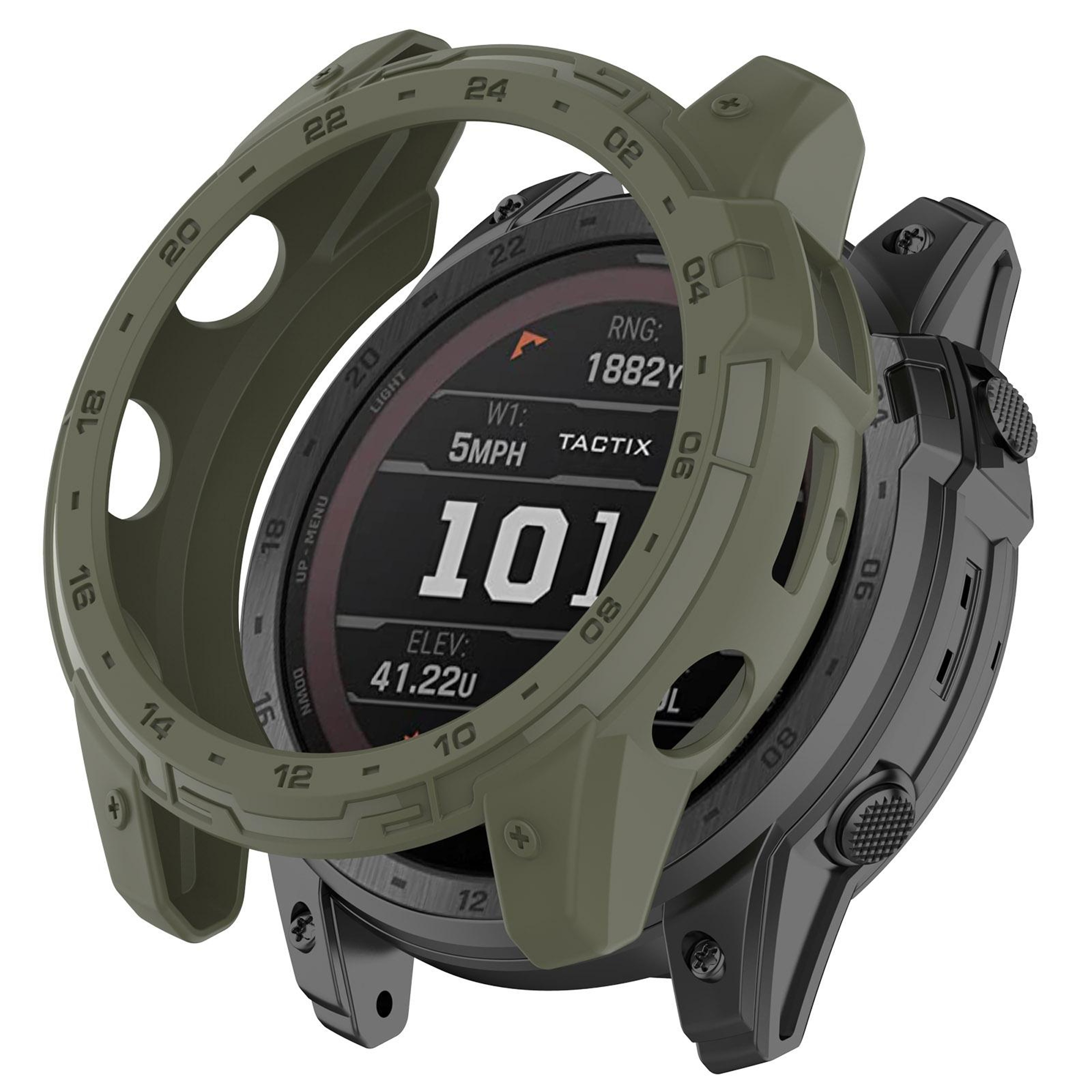 Garmin Enduro 2 Tactix 7 TPU Watch Case Armor Protective Cover Lightweight Shockproof Bumper 6