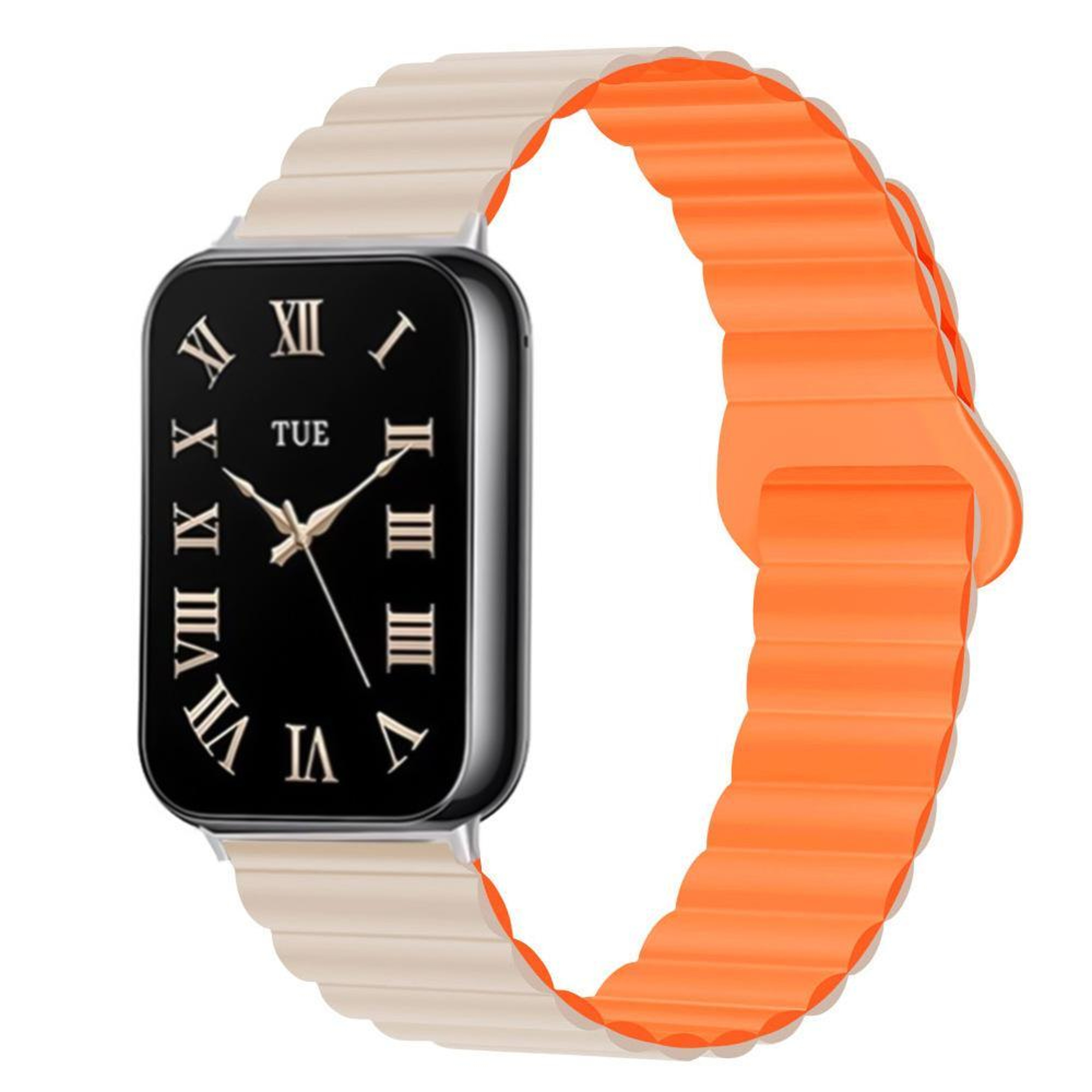 Xiaomi Band 10 Pro Redmi Watch 6 5 Magnetic Silicone Watch Band with Reverse Buckle Two Color Strap – view 32