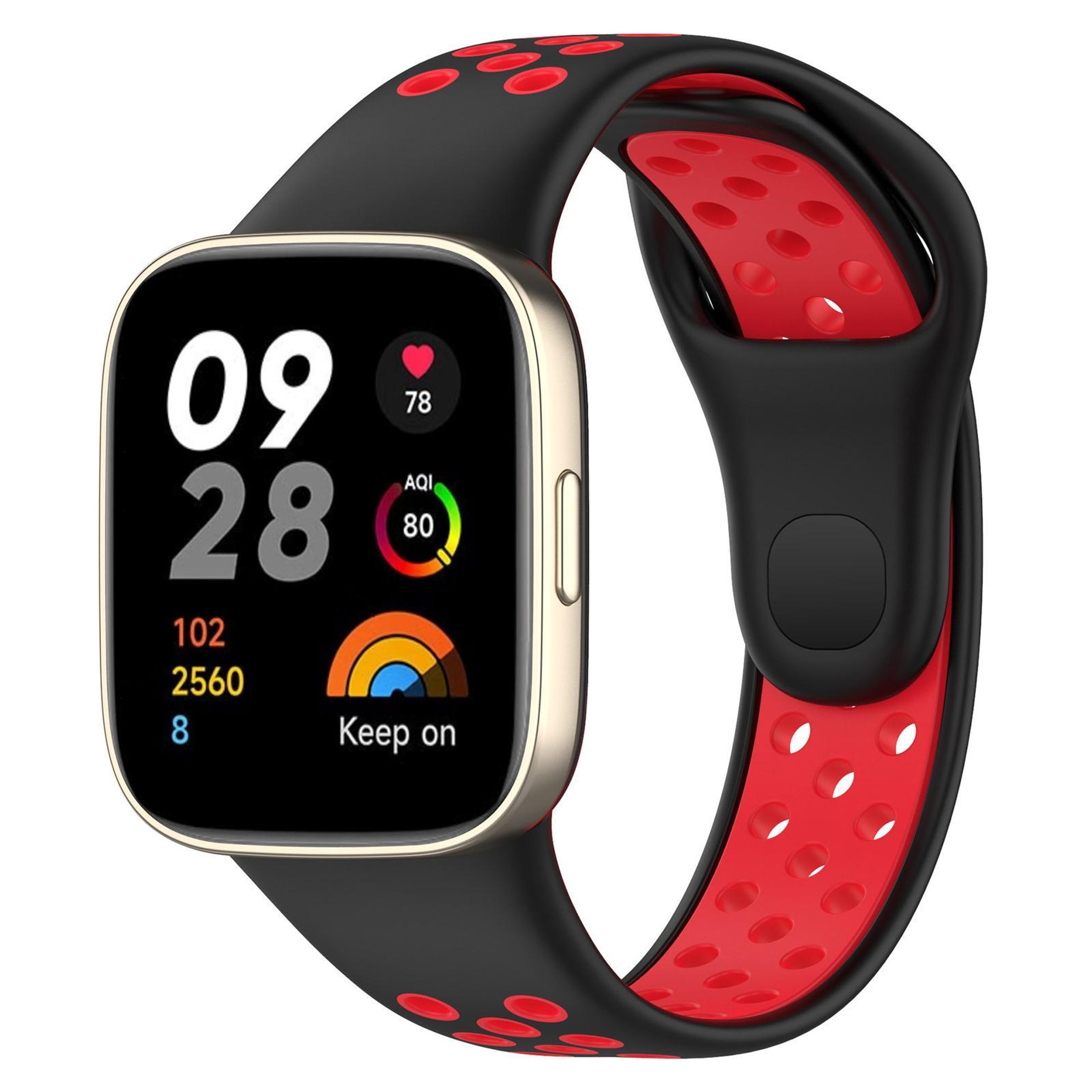 Redmi Watch 3 Silicone Watch Band Two Color Sports Watch Strap With Secure Press Button 13