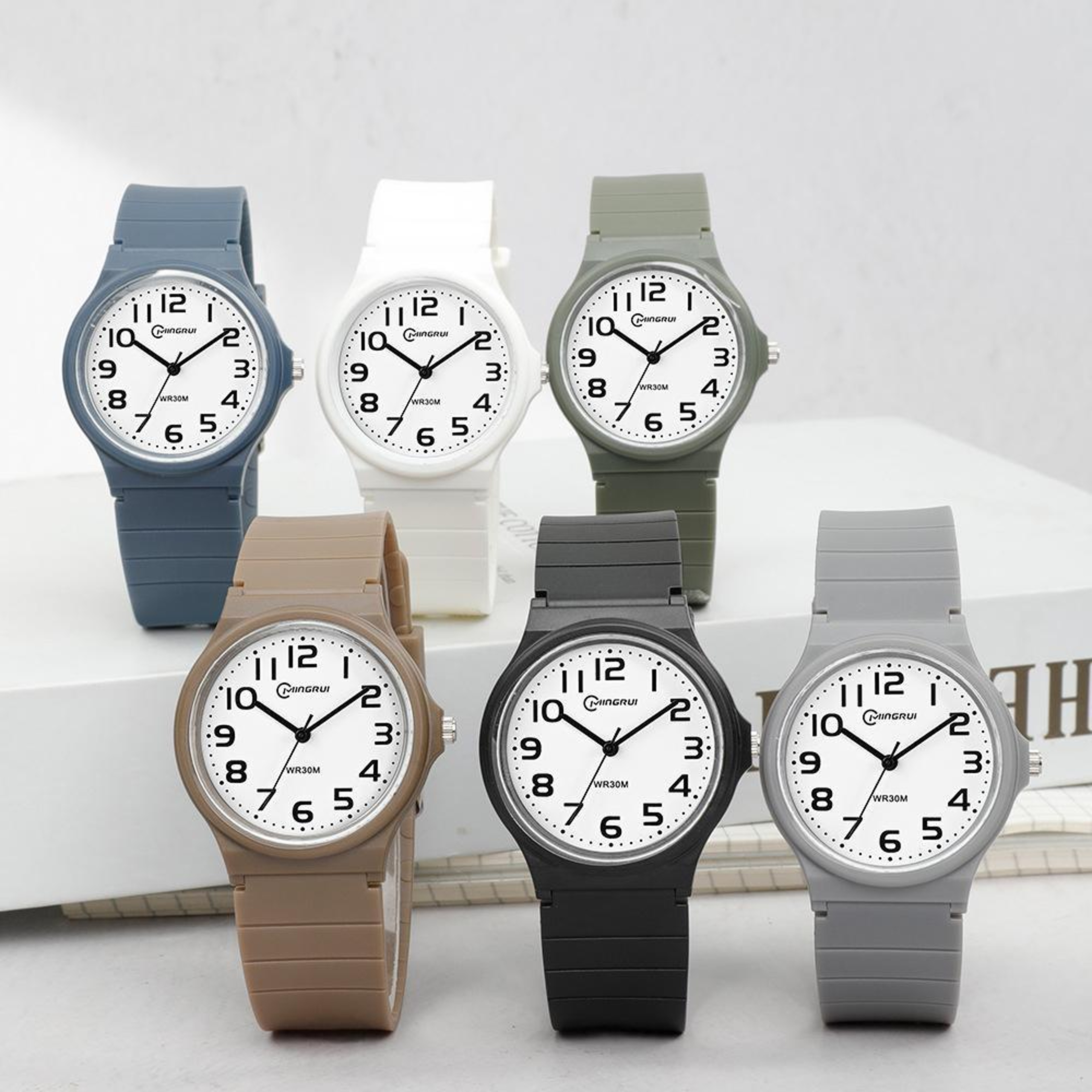 MINGRUI Student Analog Watch Waterproof Quartz Watch For Boys Girls With Silent Movement 2