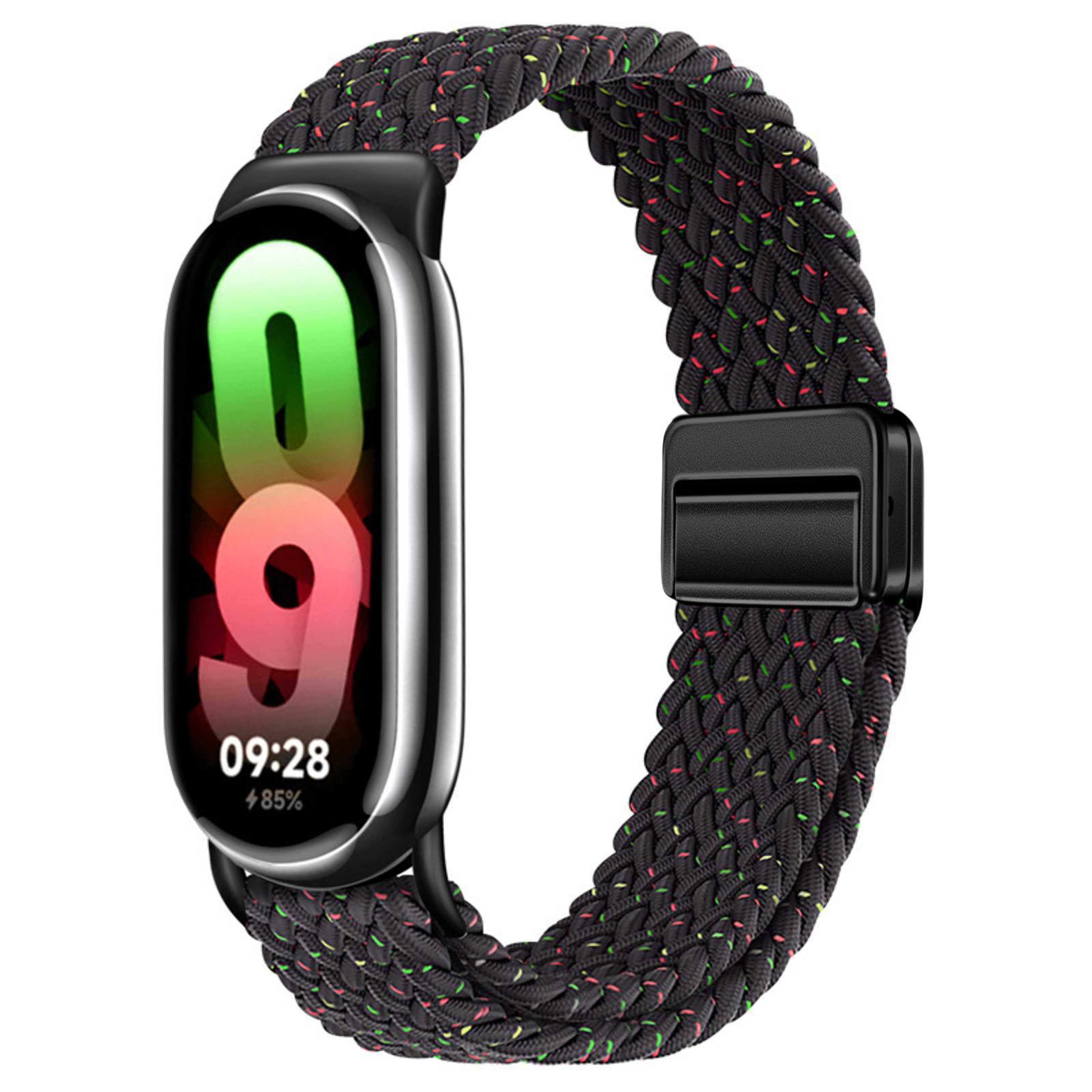 Xiaomi Smart Band 10 9 8 Braided Nylon Watch Band With Magnetic Buckle Adjustable Replacement Strap 3