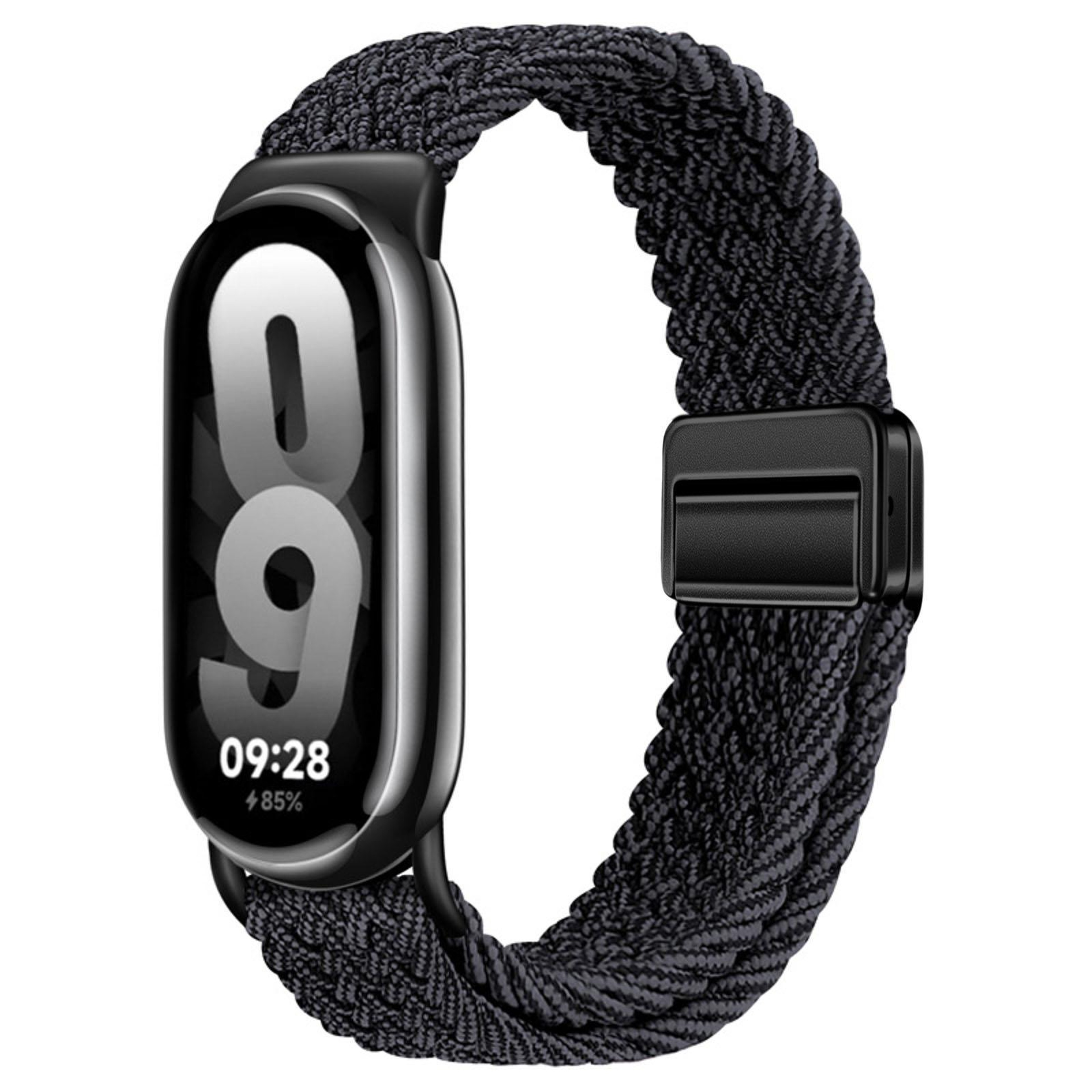 Xiaomi Smart Band 10 9 8 Braided Nylon Watch Band With Magnetic Buckle Adjustable Replacement Strap 6