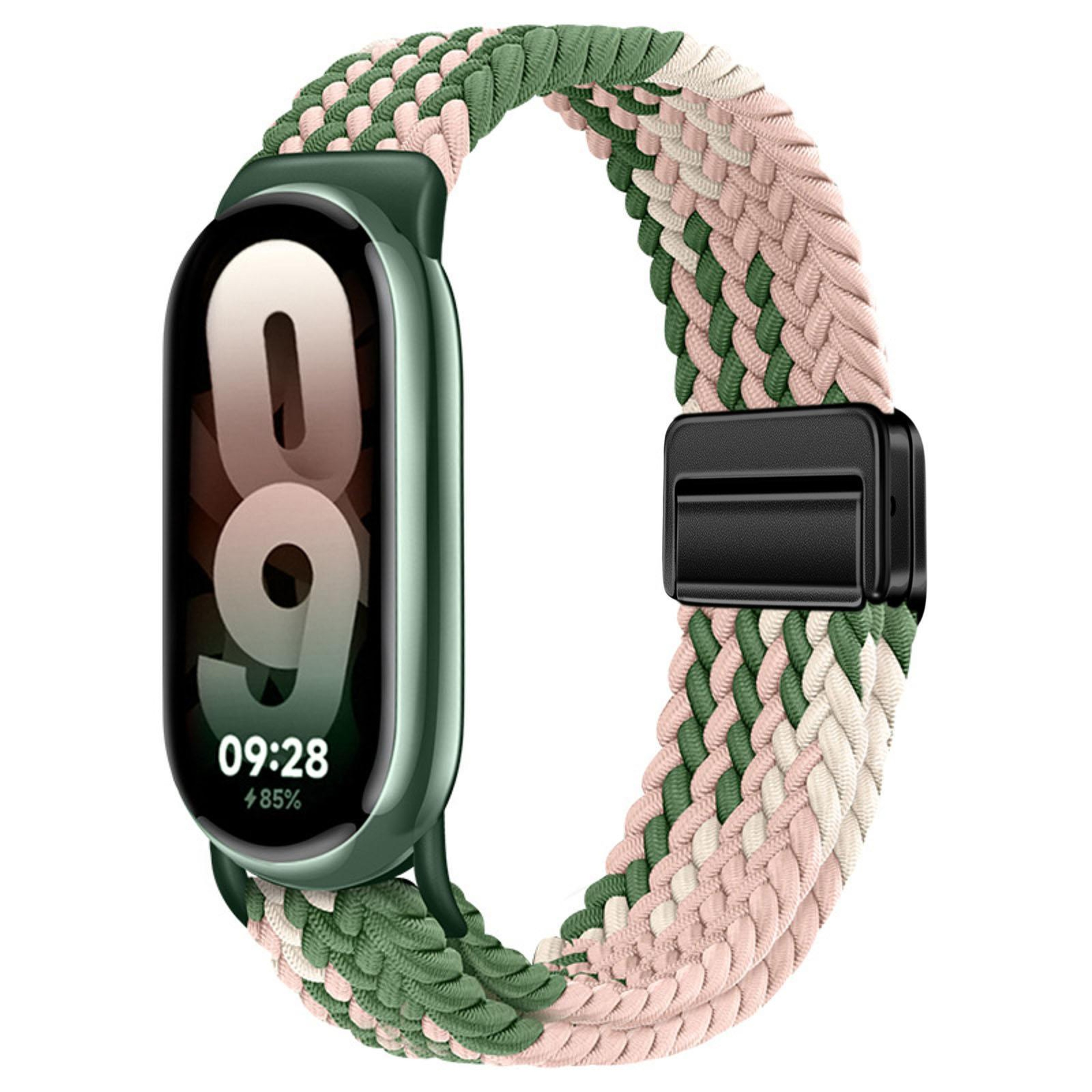 Xiaomi Smart Band 10 9 8 Braided Nylon Watch Band With Magnetic Buckle Adjustable Replacement Strap 16