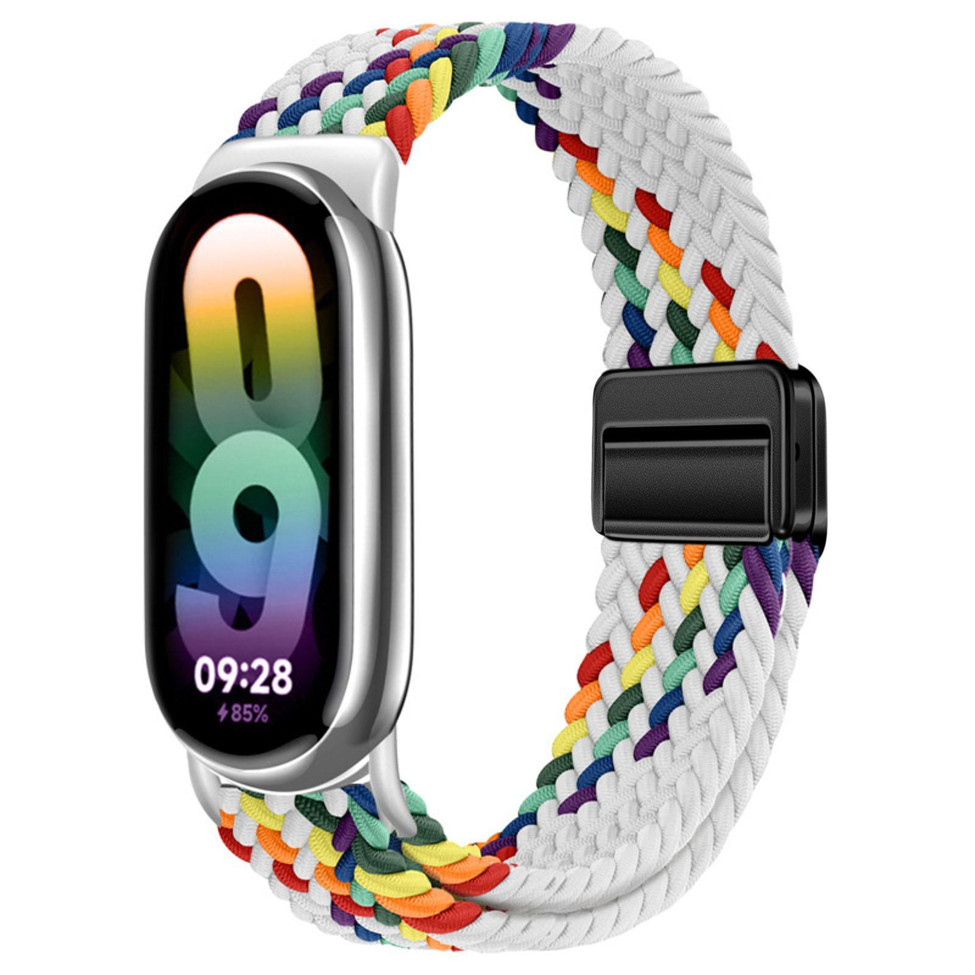 Xiaomi Smart Band 10 9 8 Braided Nylon Watch Band With Magnetic Buckle Adjustable Replacement Strap 20