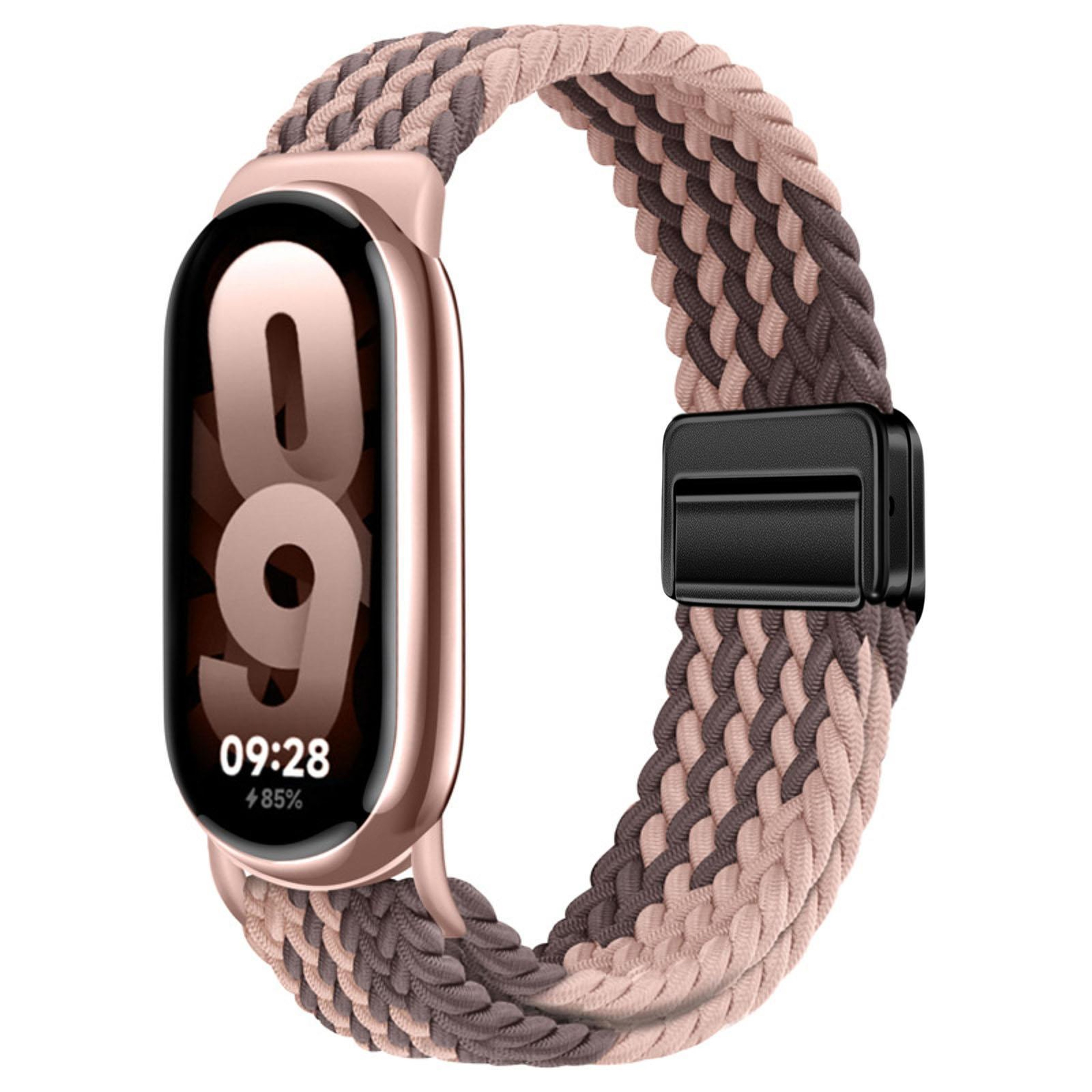 Xiaomi Smart Band 10 9 8 Braided Nylon Watch Band With Magnetic Buckle Adjustable Replacement Strap 24