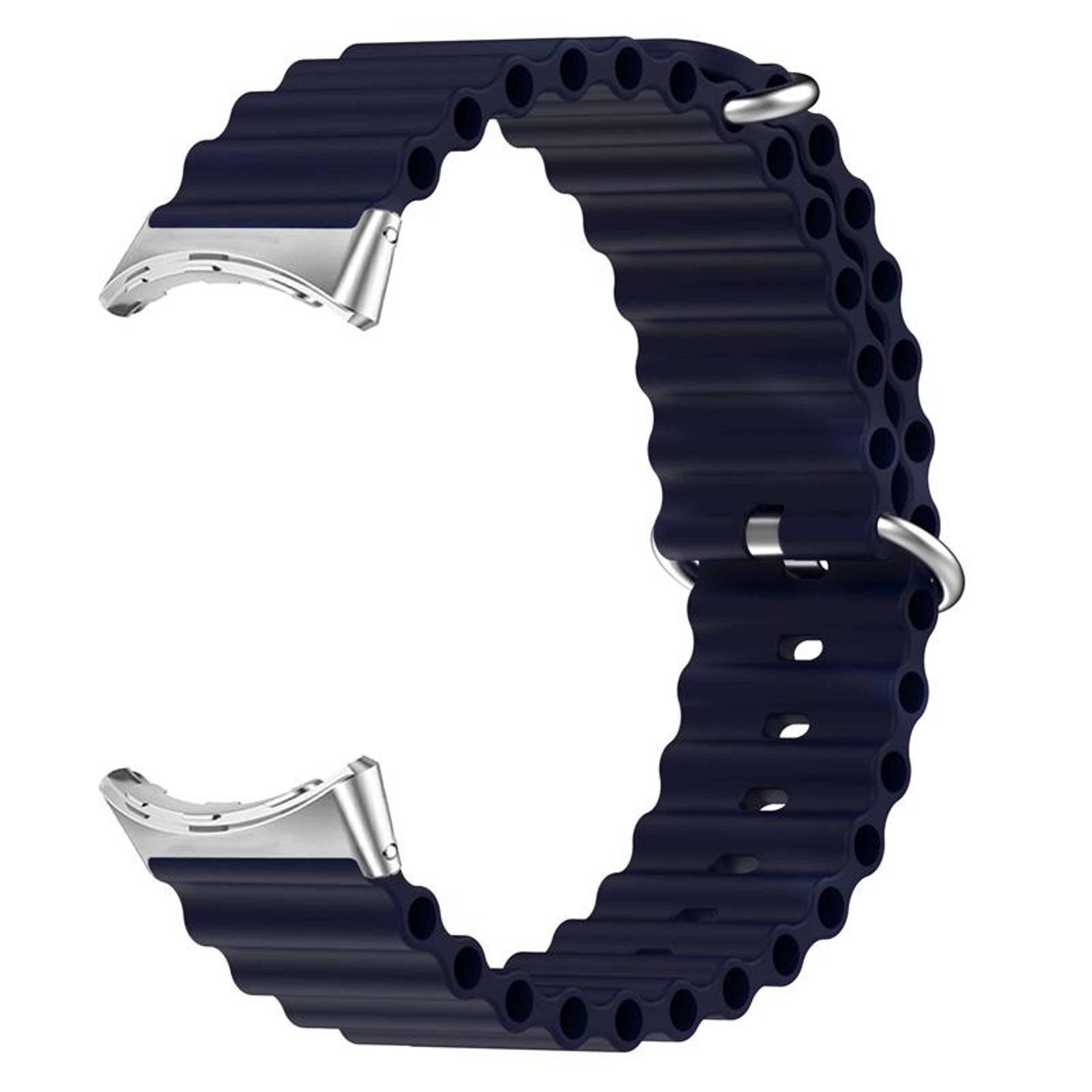 Google Pixel Watch 4 3 2 1 Silicone Watch Band Ocean Soft Adjustable Replacement Strap 41mm 3