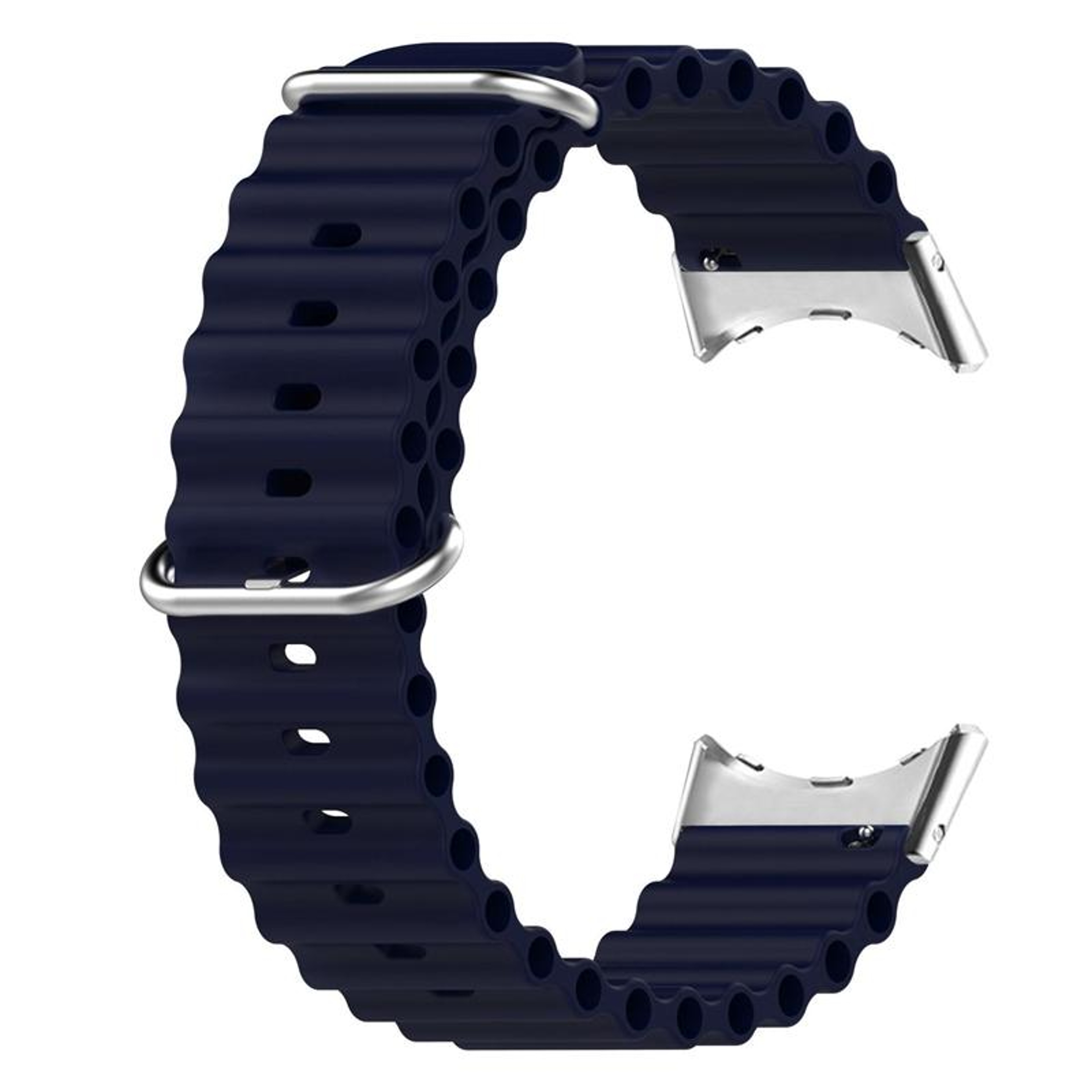 Google Pixel Watch 4 3 2 1 Silicone Watch Band Ocean Soft Adjustable Replacement Strap 41mm 4
