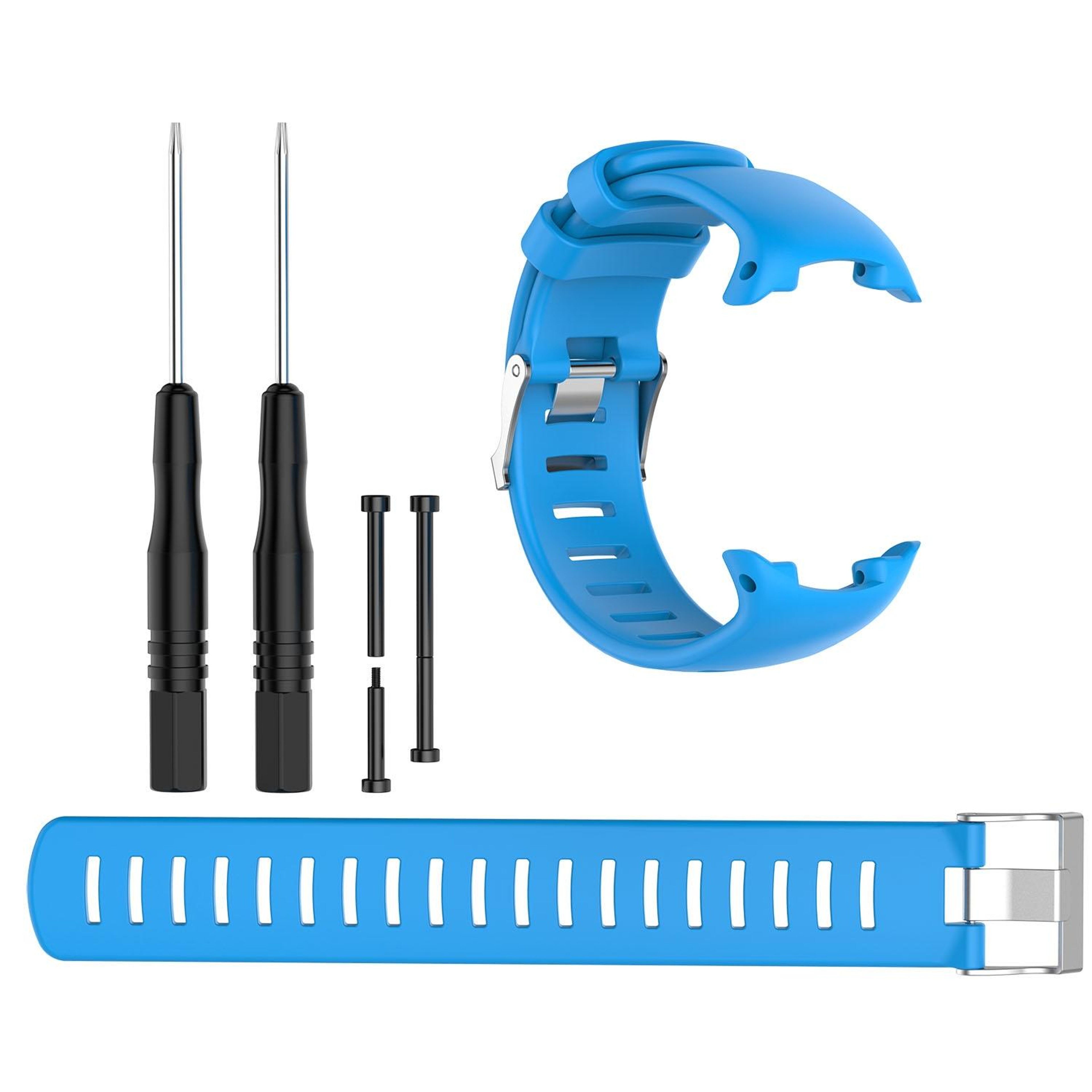 Suunto D4 D4i Novo Silicone Dive Watch Band With Extension Strap Soft Replacement Wristband 5