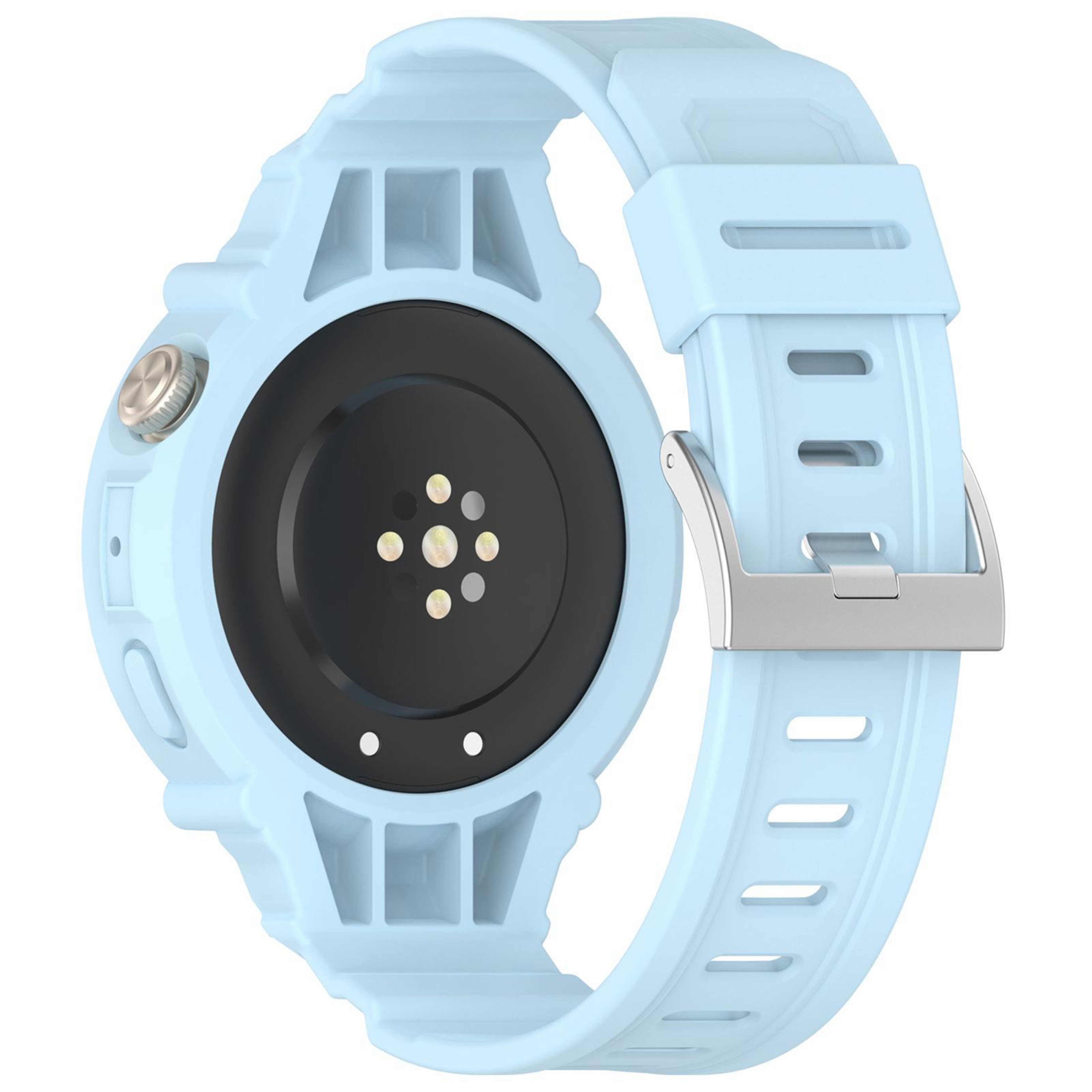 vivo Watch 5 Watch 3 Silicone Watch Band with Integrated Watch Case Protective Strap – view 2