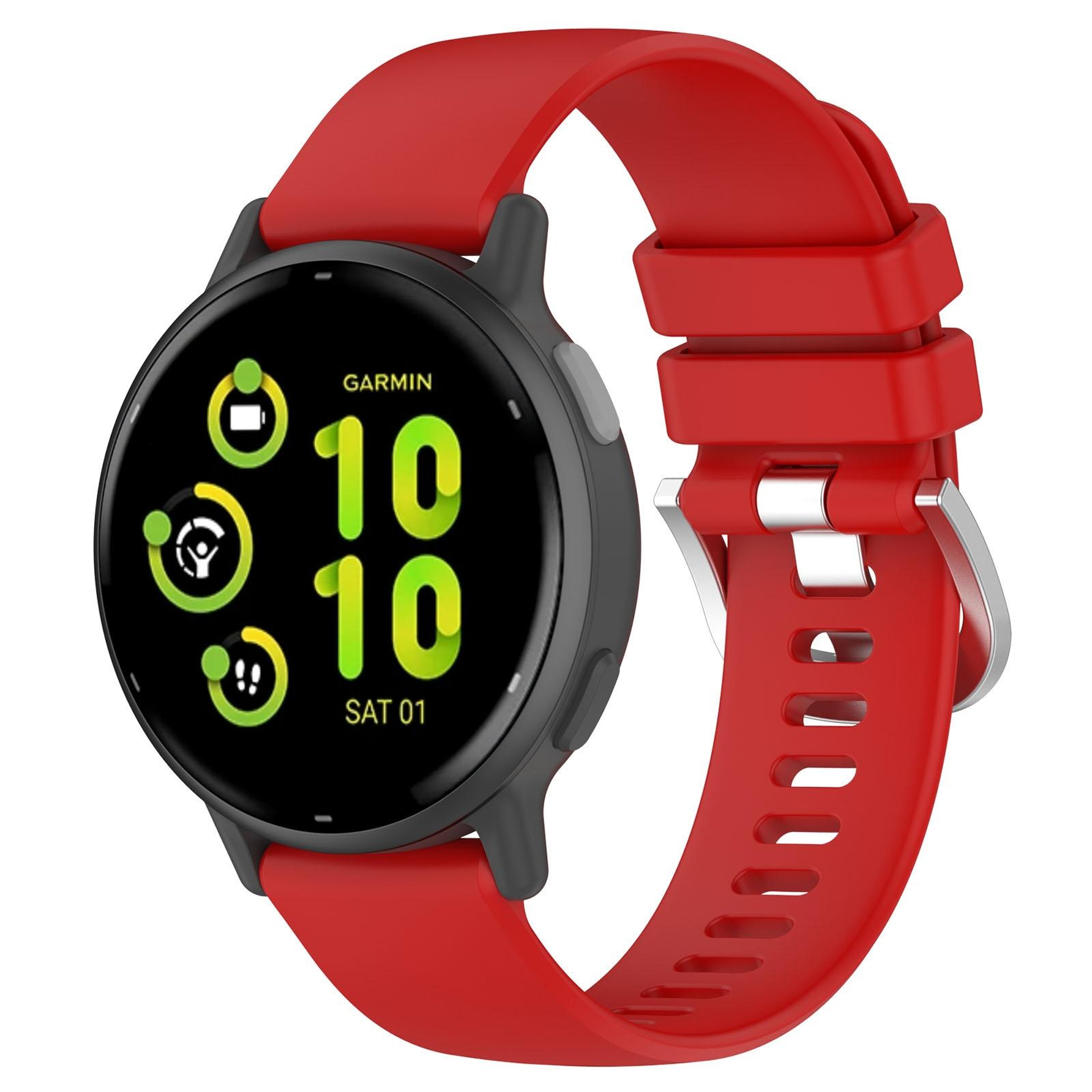 Garmin Vivoactive 5 Active 5 Silicone Watch Band 20mm Soft Adjustable Replacement Strap 13