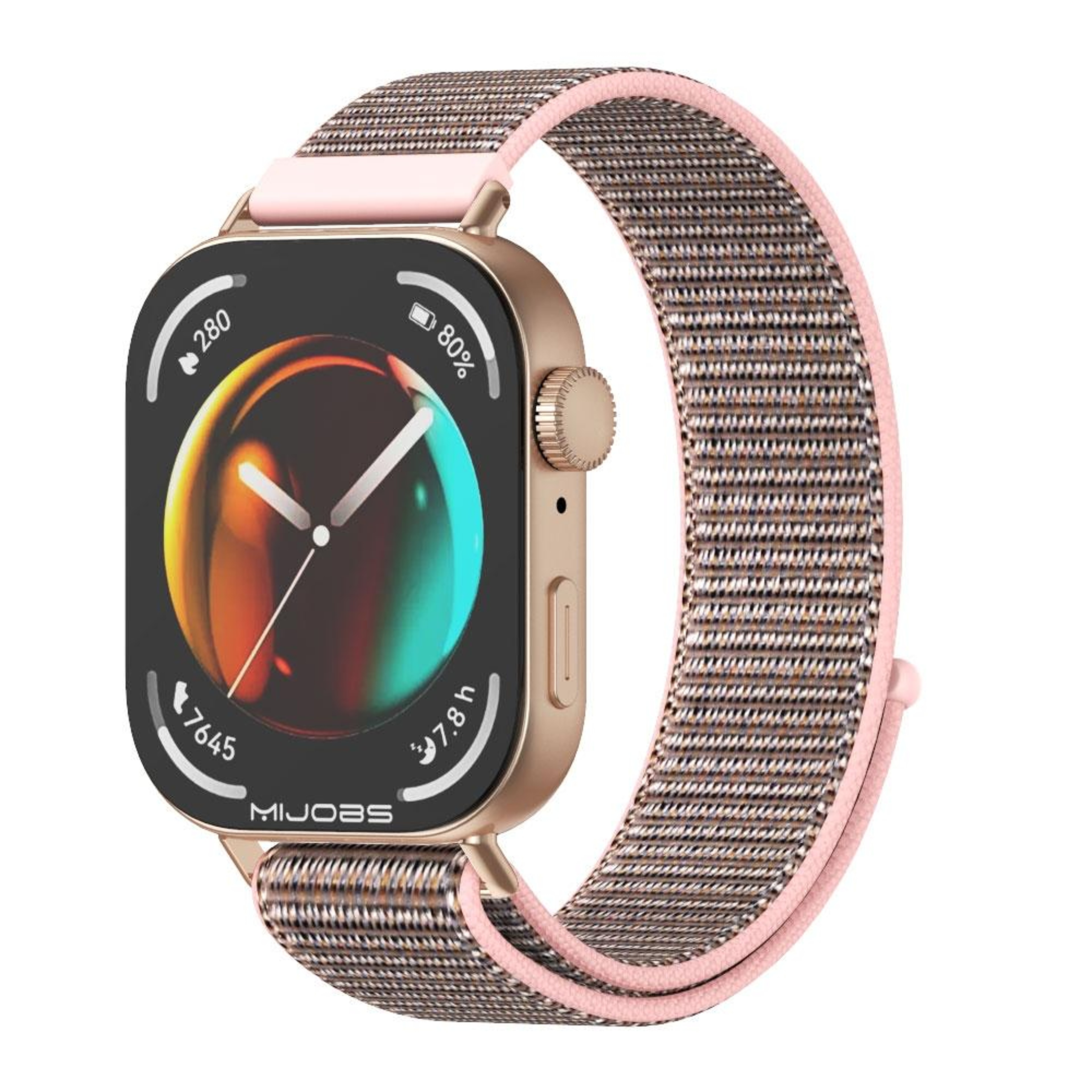 MIJOBS Huawei Watch Fit 3 Band Breathable Nylon Loop Watch Band Adjustable 20mm Replacement Strap – view 12