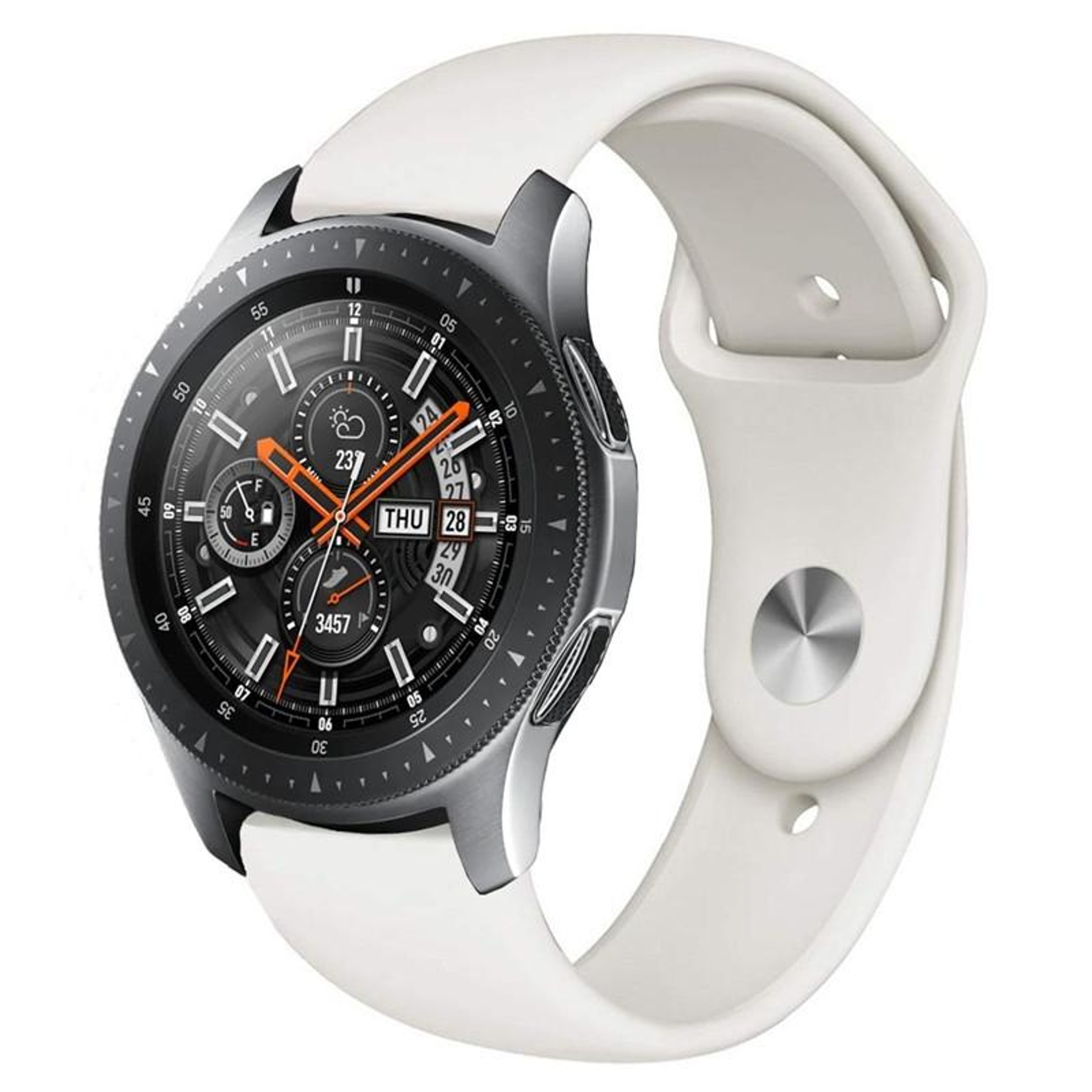 Samsung Galaxy Watch Active 20mm Silicone Watch Band Soft Adjustable Replacement Watch Strap 4