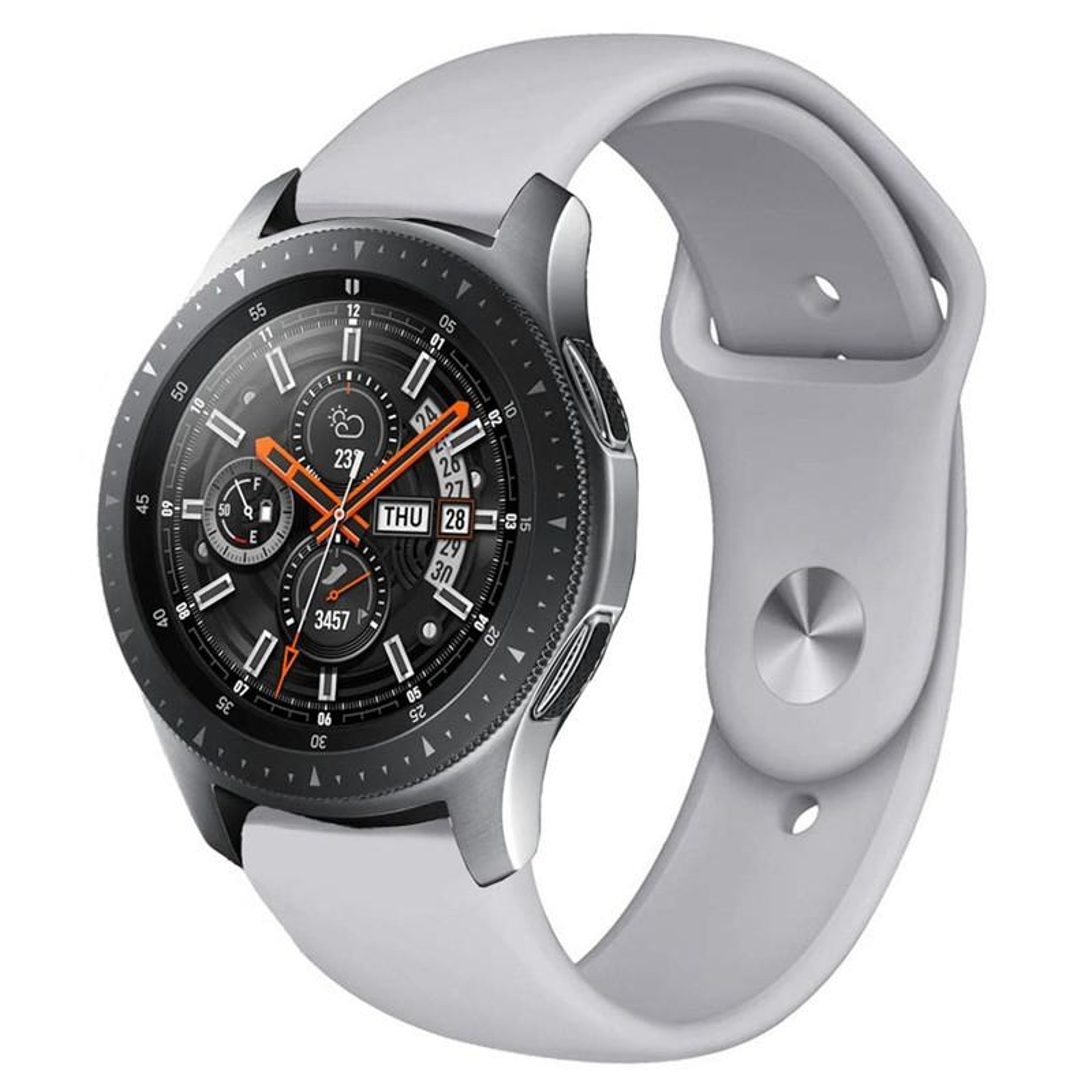 Samsung Galaxy Watch Active 20mm Silicone Watch Band Soft Adjustable Replacement Watch Strap 1